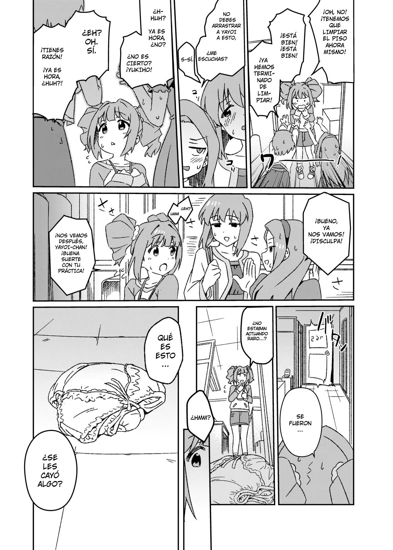 [Suimitsutou Koubou (Momo no Suidousui)] Yuki Chinpo Futanari Yukiho no Nioi de Yayoi ga Trip shichau Hon (THE iDOLM@STER) [Spanish] [Intruso] [Digital] 图片编号 5