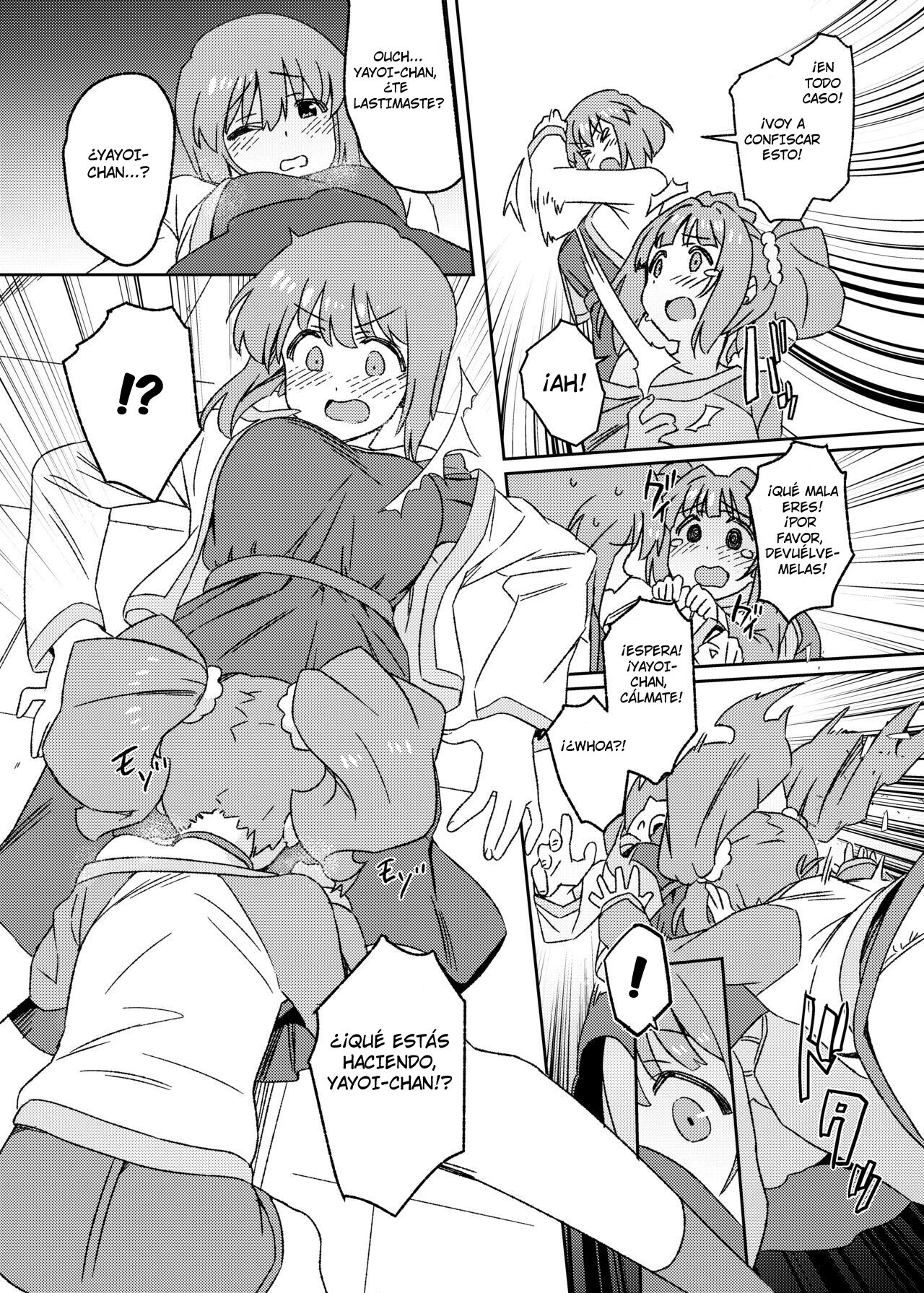 [Suimitsutou Koubou (Momo no Suidousui)] Yuki Chinpo Futanari Yukiho no Nioi de Yayoi ga Trip shichau Hon (THE iDOLM@STER) [Spanish] [Intruso] [Digital] 图片编号 10