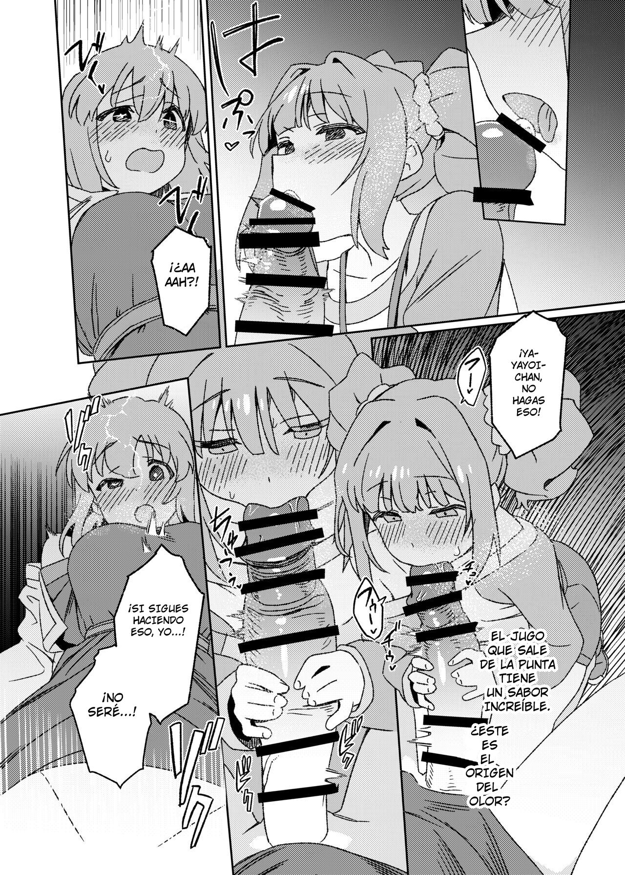 [Suimitsutou Koubou (Momo no Suidousui)] Yuki Chinpo Futanari Yukiho no Nioi de Yayoi ga Trip shichau Hon (THE iDOLM@STER) [Spanish] [Intruso] [Digital] 图片编号 15