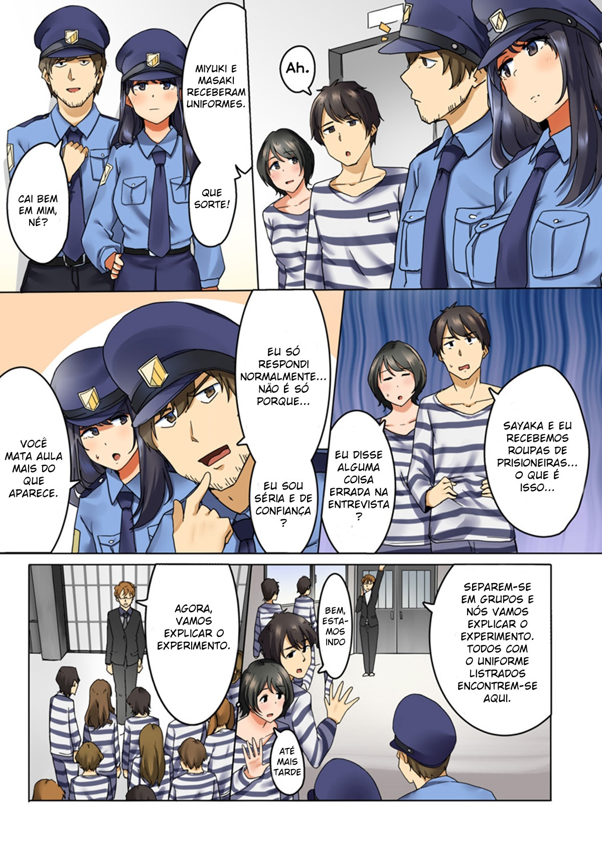 [Wakamatsu] Kangoku Zemi Kanshu ni Zettai Fukujuu o Shiirarete... Ch.1 (COMIC Ananga Ranga Vol. 44) [Portuguese-BR] imagen número 4