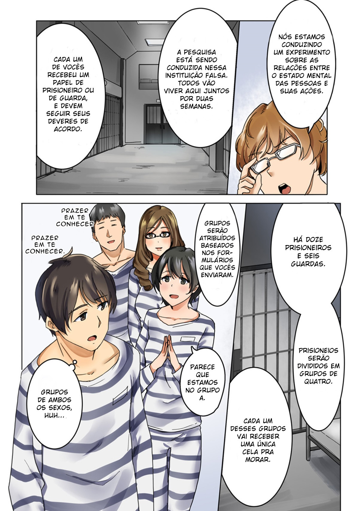 [Wakamatsu] Kangoku Zemi Kanshu ni Zettai Fukujuu o Shiirarete... Ch.1 (COMIC Ananga Ranga Vol. 44) [Portuguese-BR] imagen número 5