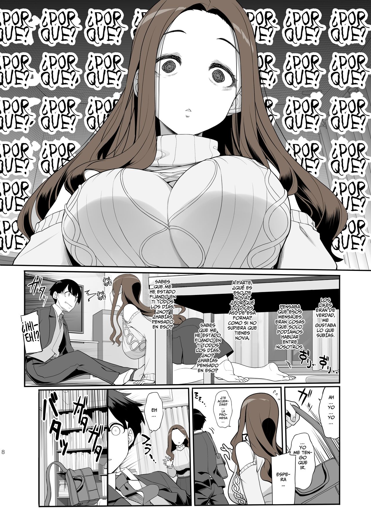 [Kirintei (Kirin Kakeru)] La historia de Cómo me volví a Encontrar Con Una Vieja Profesora Que Estaba Coladita Por Mí, Se Me Declaró y Acabamos Follando Para Celebrarlo -  Ichizu na Oneesan to Saikaishitara Dosukebe [Spanish] [Horchata Scans] 图片编号 8