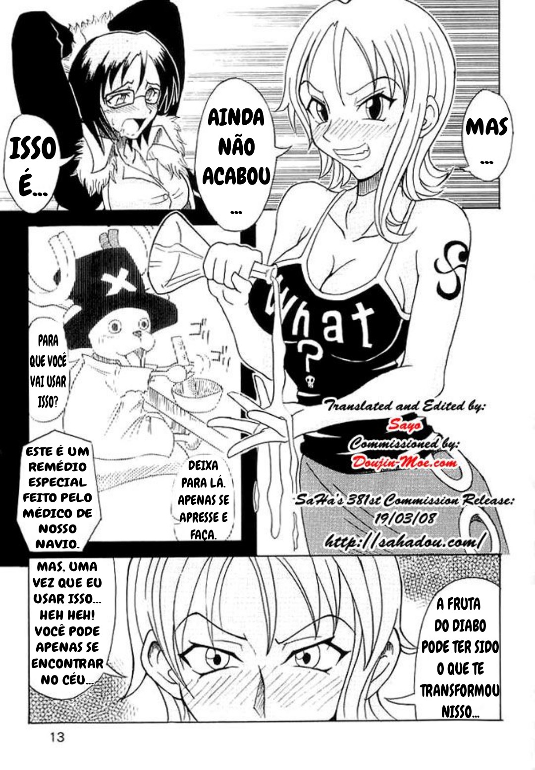(C63) [Majimeya (isao)] Don't Trust Anybody (One Piece) [Portuguese-BR] 图片编号 12