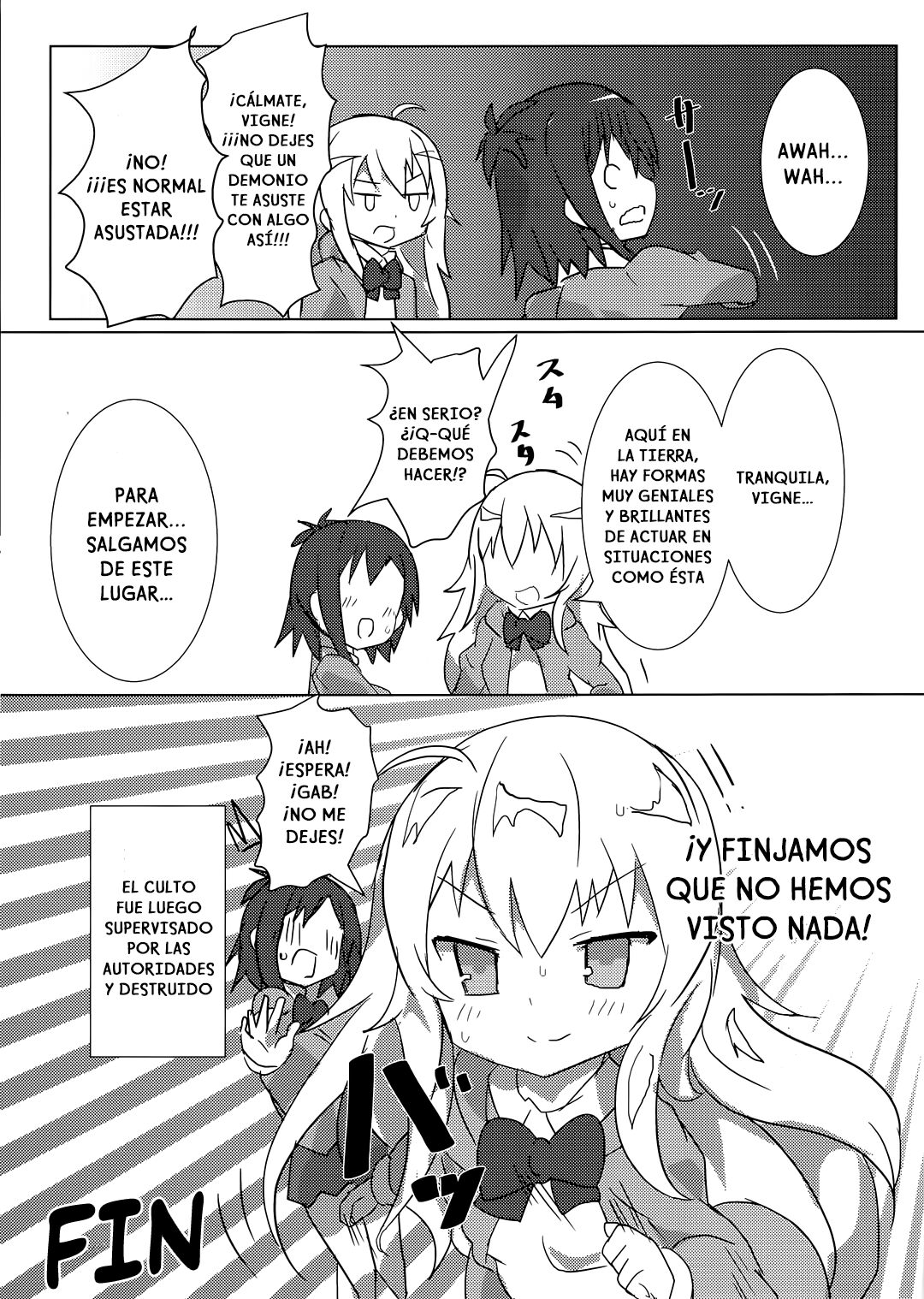 (C94) [Gedoudan (Gedou Danshaku)] Dai Akuma tai SEX kyoudan | La Gran Demonio VS el culto del SEXO (Gabriel DropOut) [Spanish] numero di immagine  24