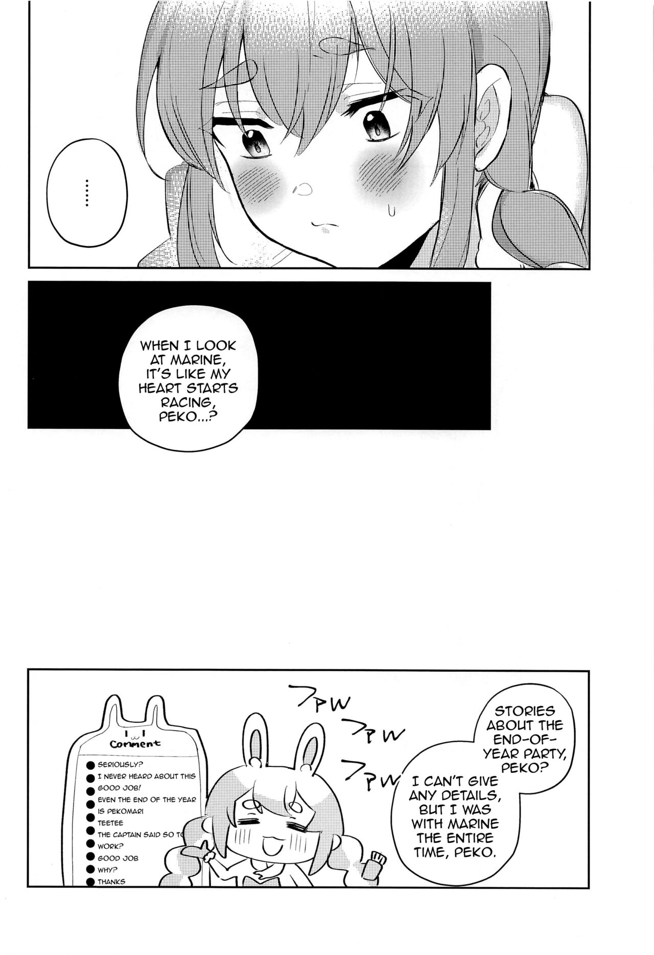 (C101) [Happykeeper (Siose Tamotsu)] Jouzu ni Settai Dekiru kana? | Do you Think We'll Be Good Enough Entertainment? (Houshou Marine, Usada Pekora) [English] {Doujins.com} numero di immagine  26