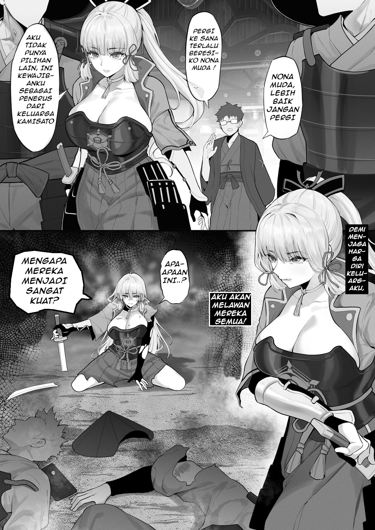 [KeinV] Kamisato Kazoku no Botsuraku (Genshin Impact) [Indonesian] [milfhunter69] image number 2