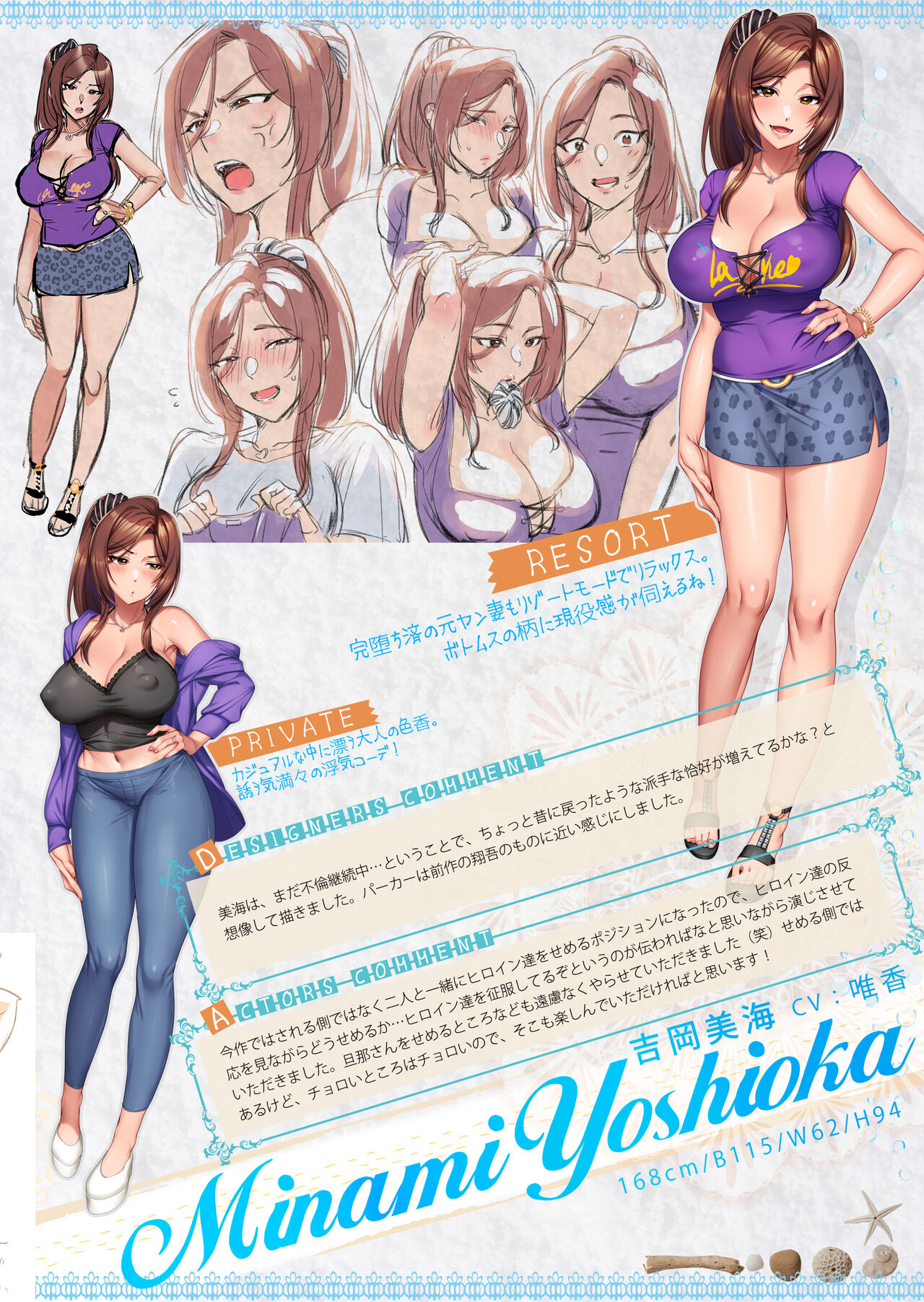 [POISON] 完堕ちX寝取られ家族 〜アナタ、許して。私たち、浮気セックスに本気でハマっちゃったの〜 - 設定資料集 - 图片编号 10