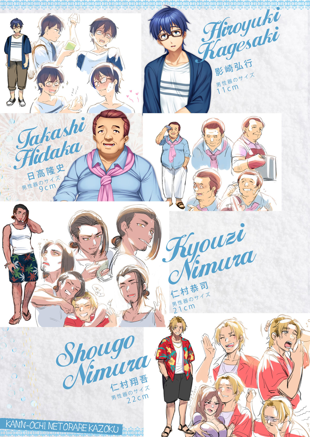 [POISON] 完堕ちX寝取られ家族 〜アナタ、許して。私たち、浮気セックスに本気でハマっちゃったの〜 - 設定資料集 - 图片编号 11