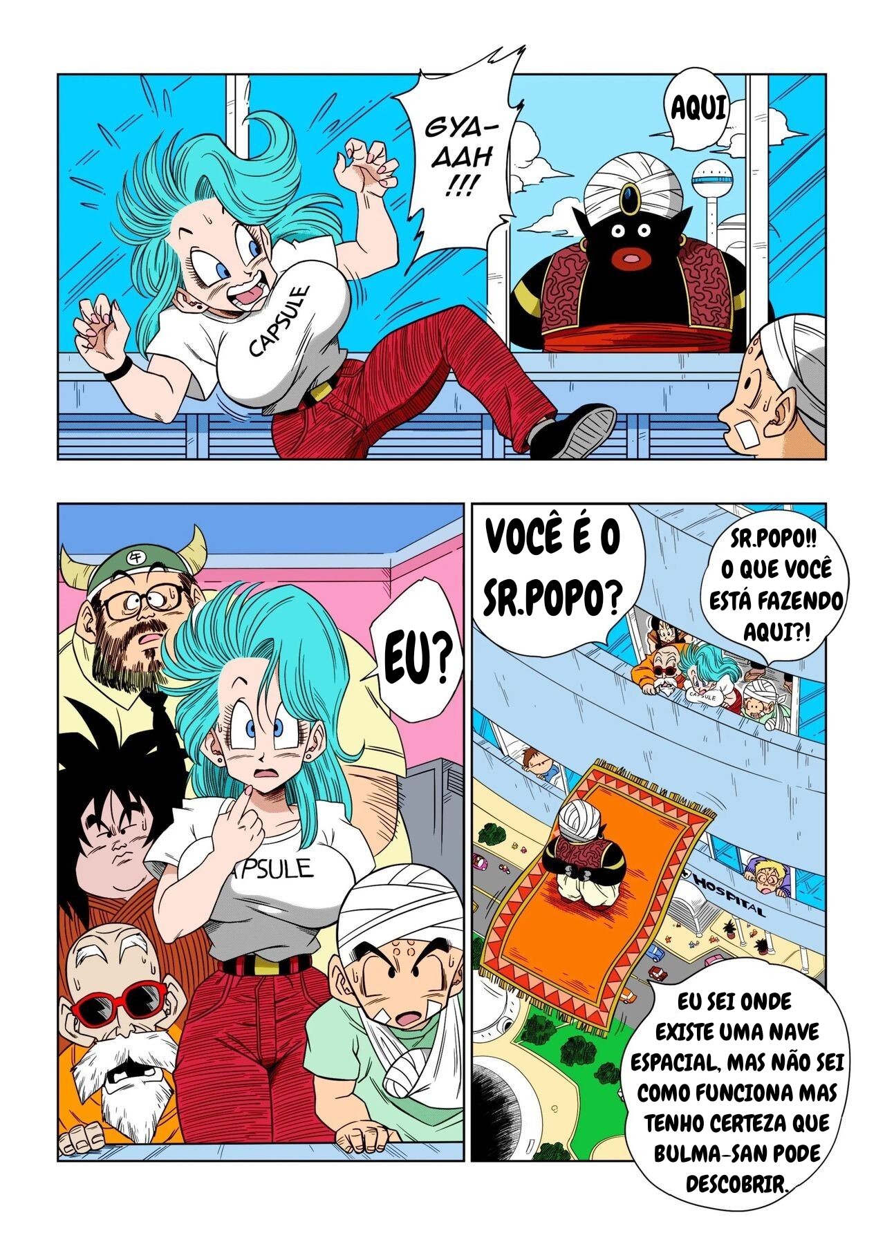 Dragon Ball Bulma e Mr.Popo Bildnummer 2