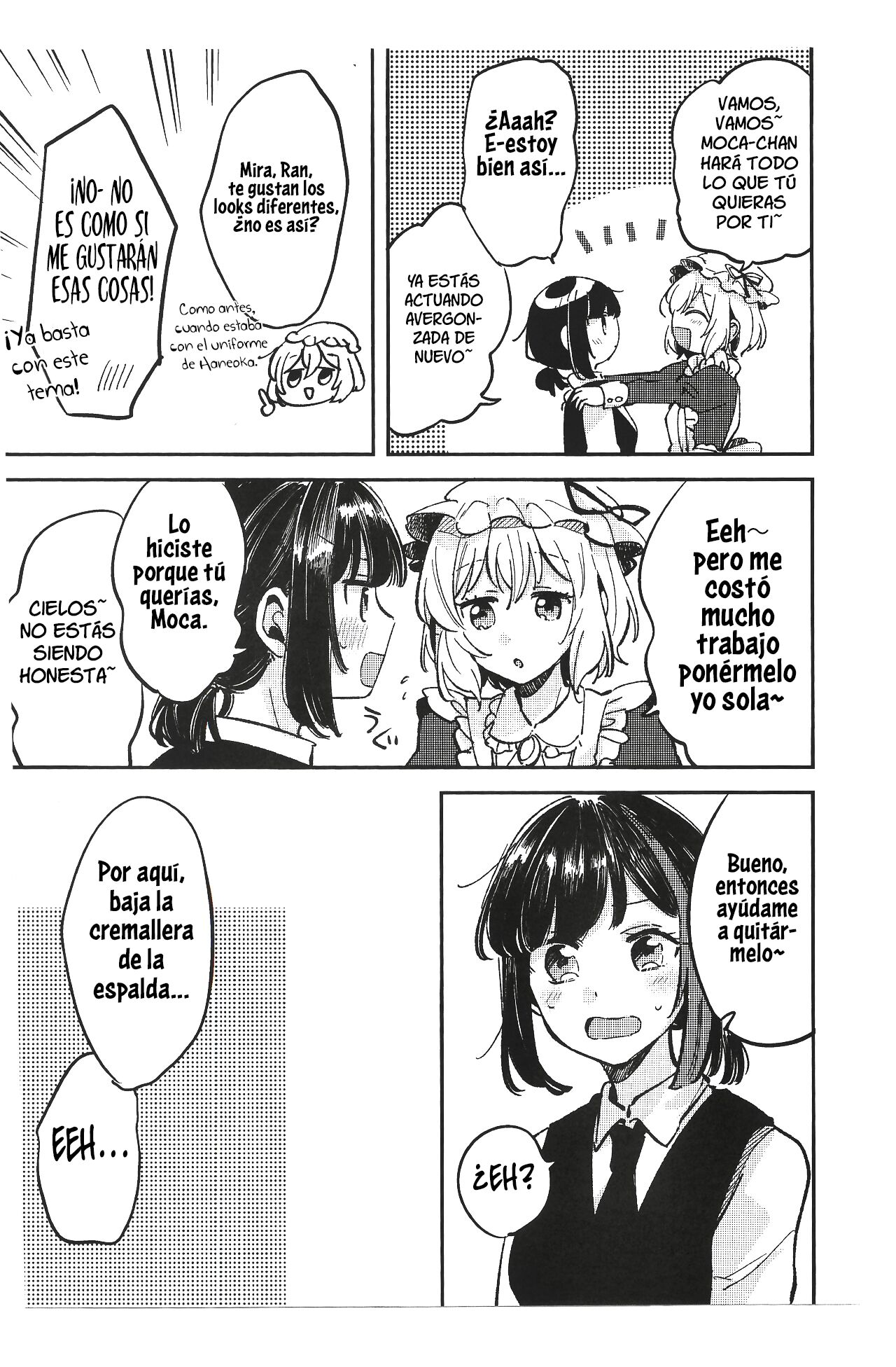 (BanG Dreamer's Party! 14th STAGE) [Zawameki Jambo (Zawameki)] Ran ja Nakute, Goshujin-Sama desho (BanG Dream!) [Spanish] [Insomnia] 图片编号 5