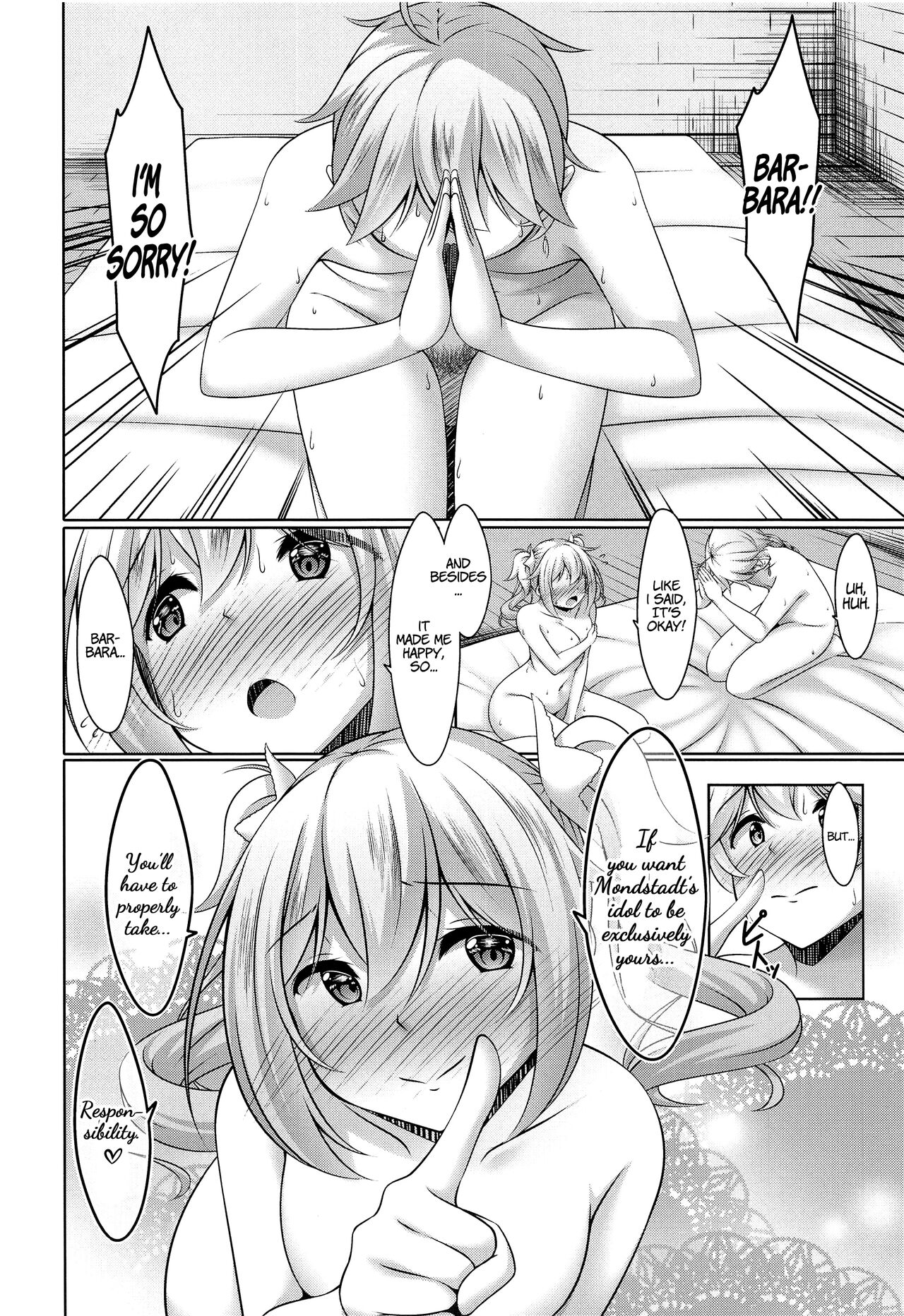 (C100) [Yokazetei (Narukami Ginryu)] Barbara's Devotion (Genshin Impact) [English] [LunaticSeibah] Bildnummer 23