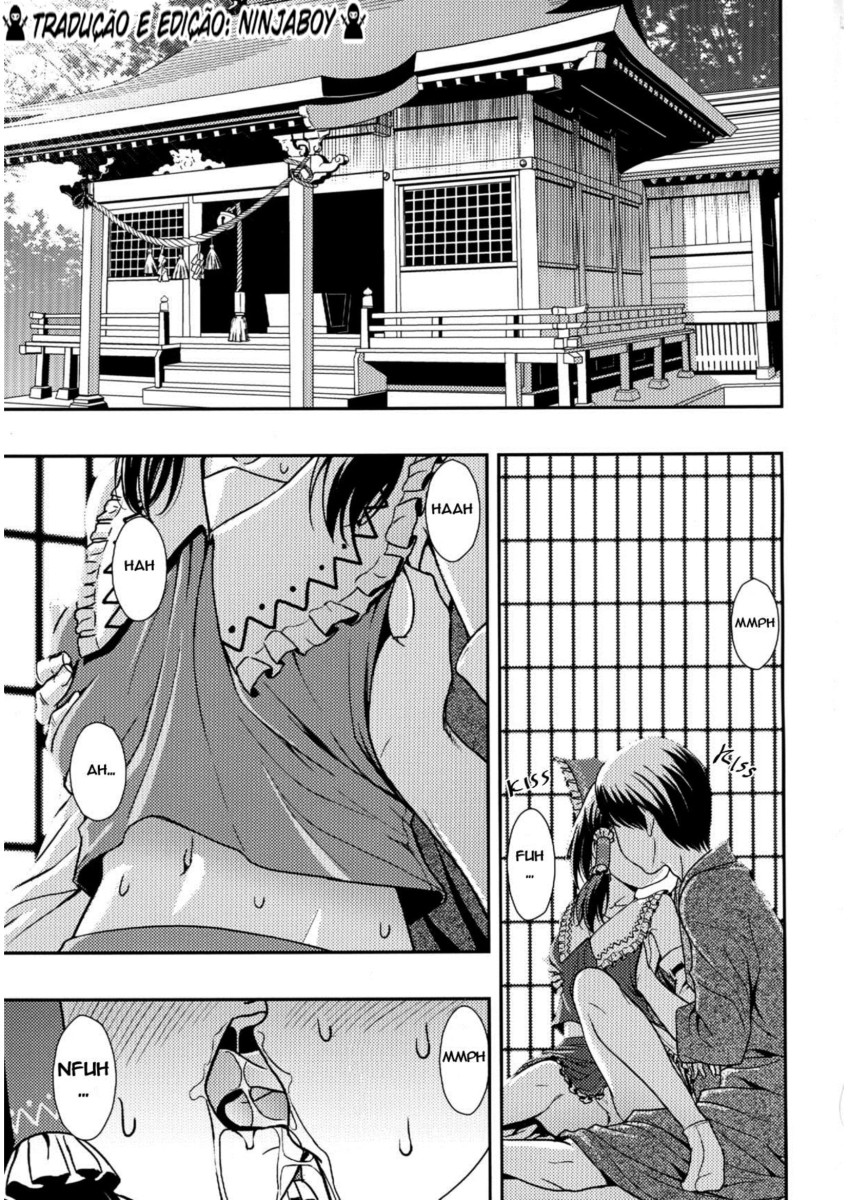 (C84) [Saboten-dou Honpo (Yoshida Hajime)] Hakuchuumu (Touhou Project) [Portuguese-BR] [Ninjaboy] 画像番号 5