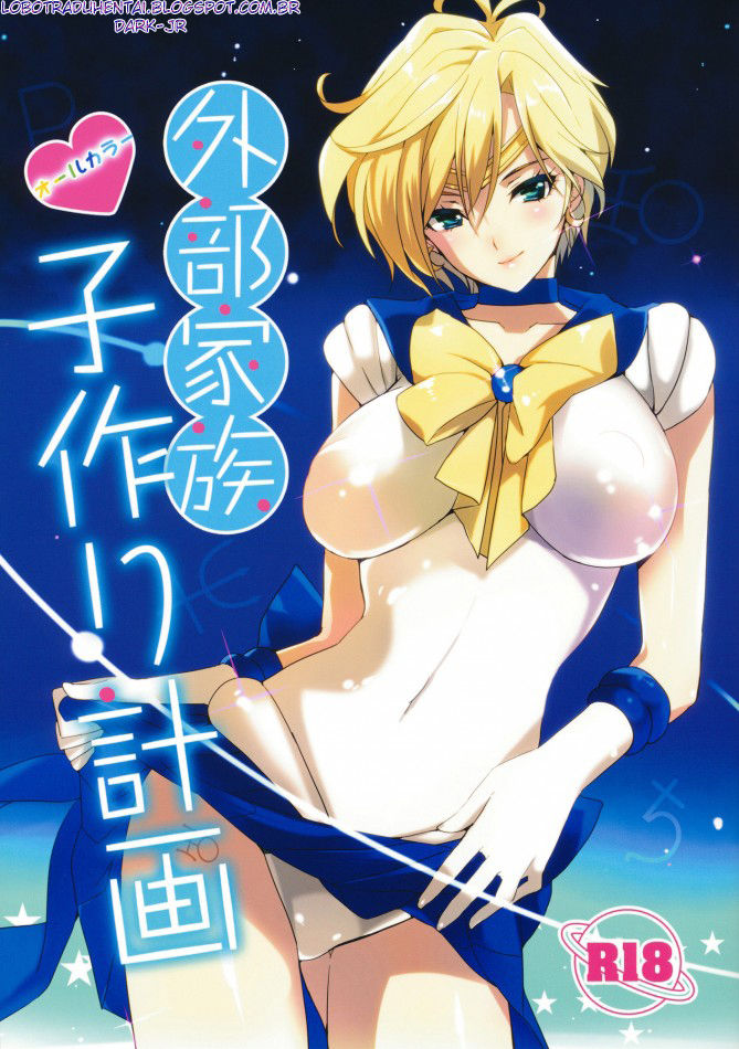 (C80) [ROUTE1 (Taira Tsukune)] Gaibu Kazoku Kozukuri Keikaku (Bishoujo Senshi Sailor Moon) [Portuguese-BR] [Lobozero] 图片编号 1