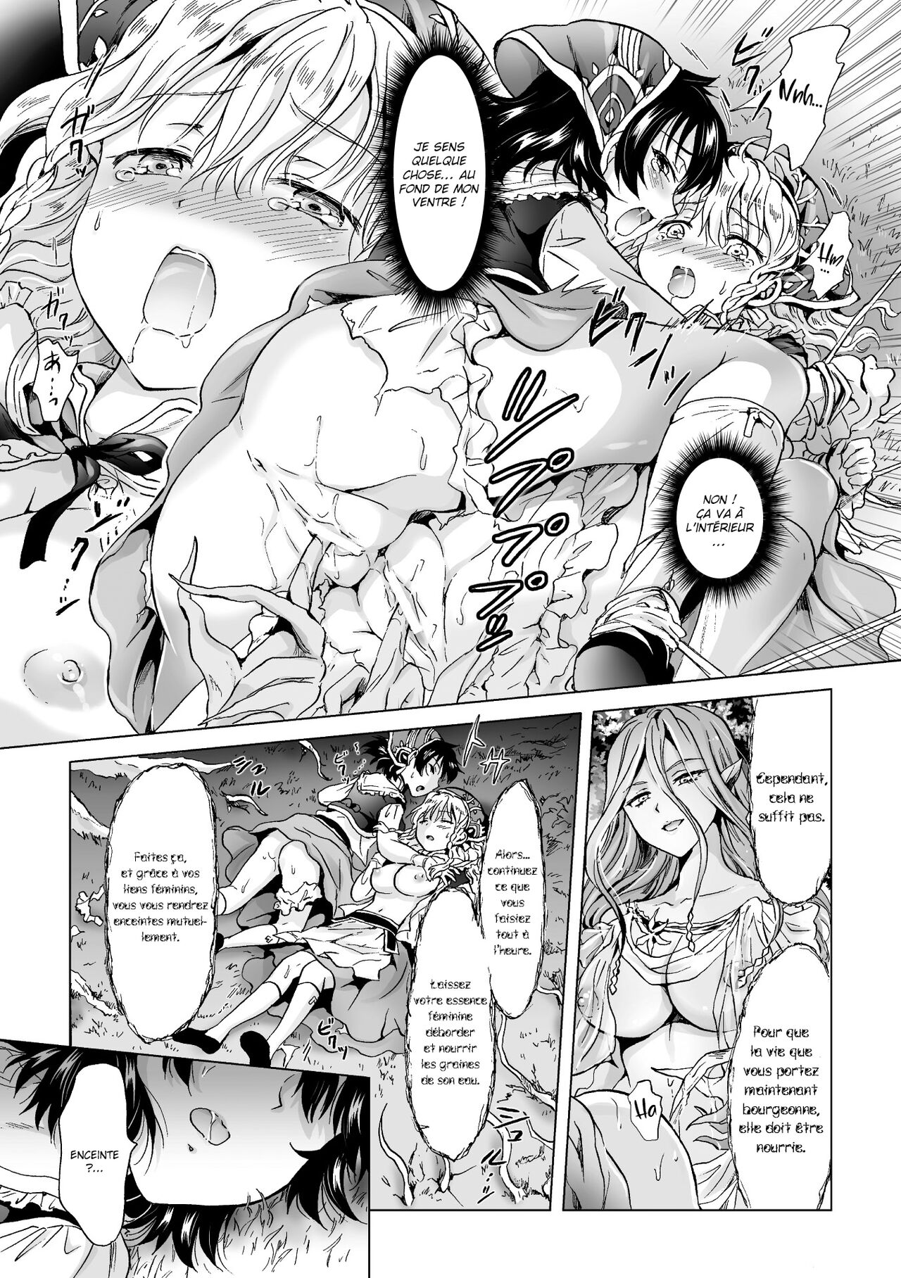 [Mira] Dryad no Hanayome-tachi | Les épouses de la dryade (2D Comic Magazine Yuri Ninshin Vol. 2) [French] [La Sainte Perv'] [Digital] numero di immagine  7