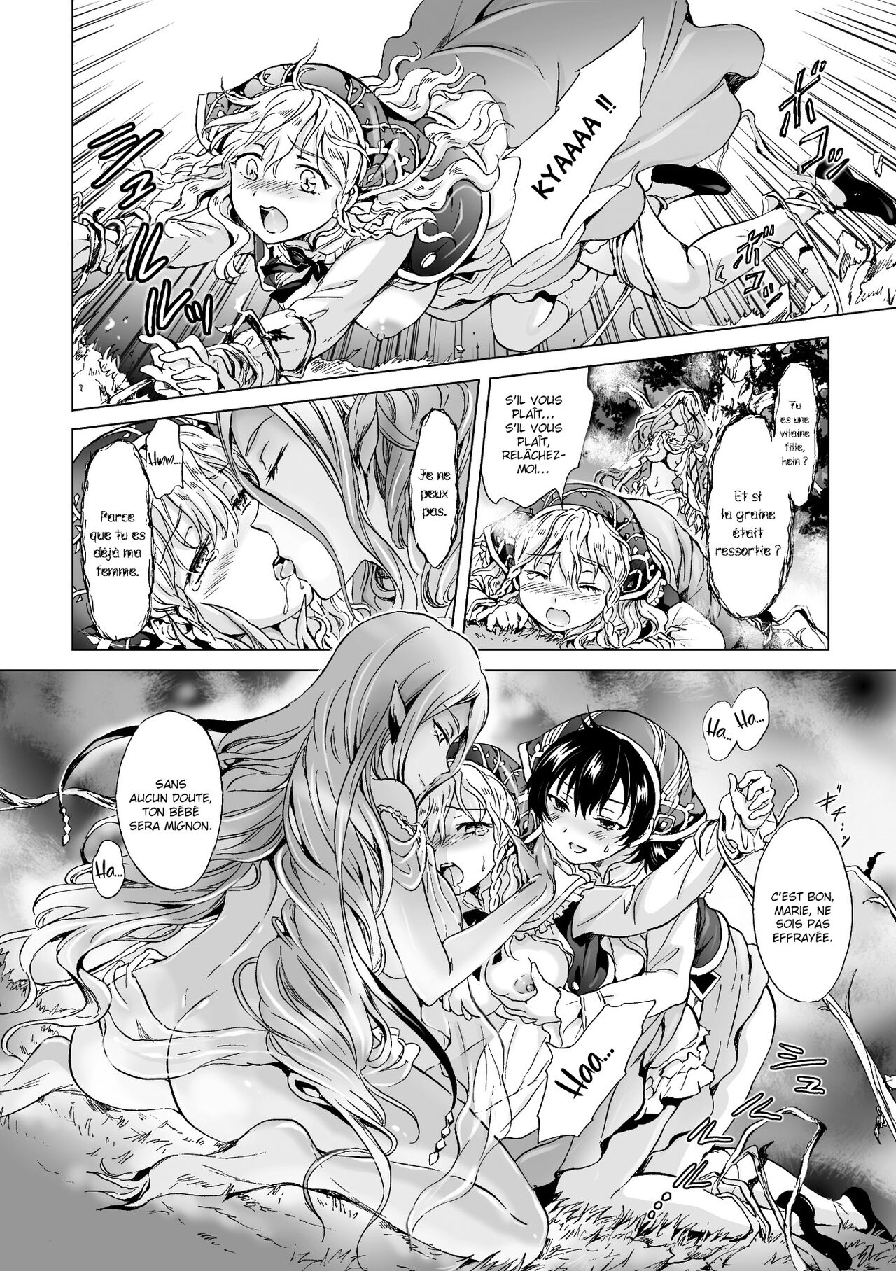 [Mira] Dryad no Hanayome-tachi | Les épouses de la dryade (2D Comic Magazine Yuri Ninshin Vol. 2) [French] [La Sainte Perv'] [Digital] numero di immagine  10
