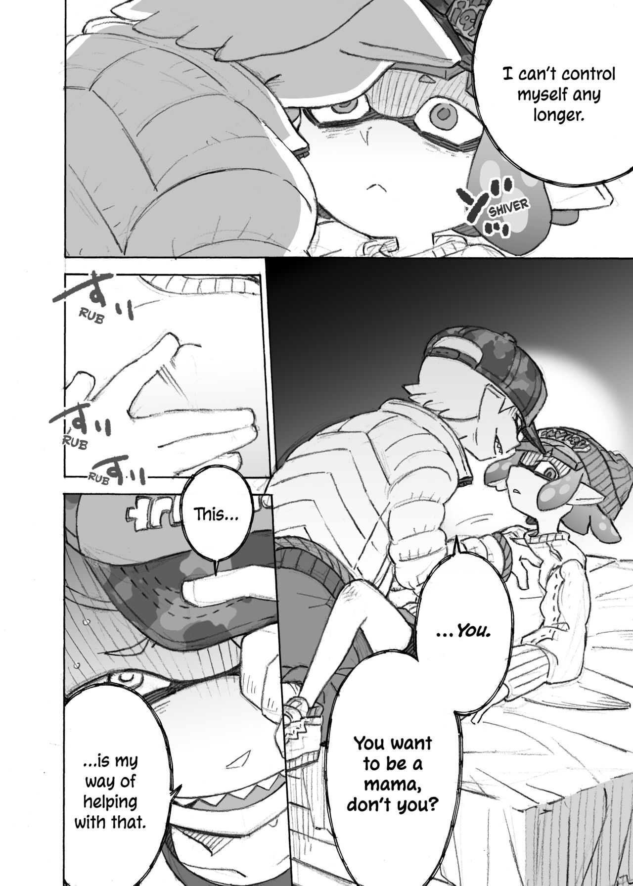 [Nyankoro Mochi (Yoshizawa Miyabi)] Kininaru Anoko wo Mama ni Shichao | I'll Make That Girl On My Mind into a Mama (Splatoon) [English] [MobTarou] [Digital] Bildnummer 10