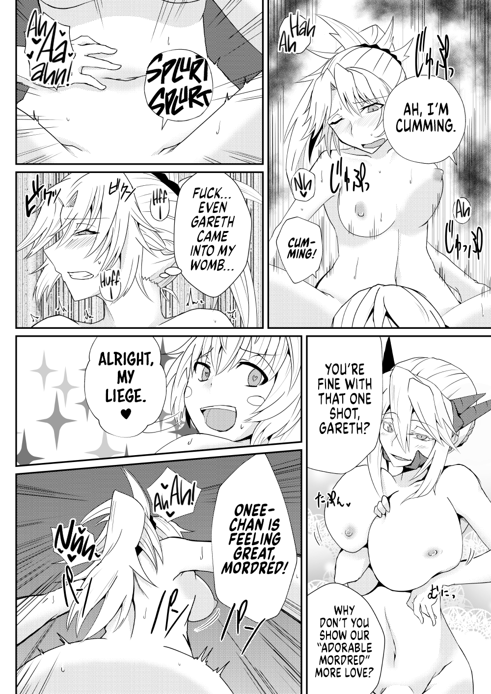 [Sigamitsuki Mizuhiki (Noshigami)] Mordred Kashimasu | I'm Lending my Sister (Mordred) (Fate/Grand Order) [English] [UncontrolSwitchOverflow] [Digital] изображение № 12