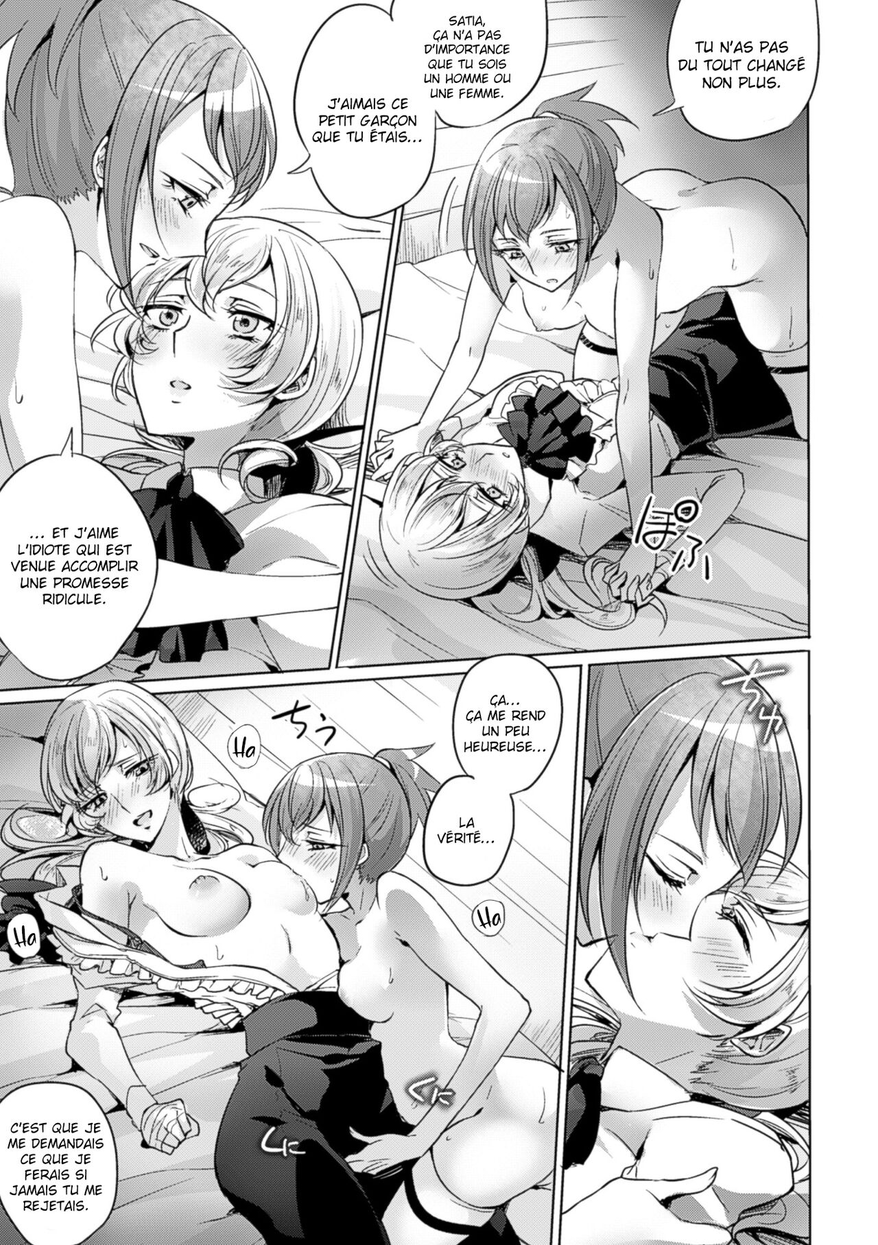 [Mushikera Hoihoi] Yakusoku no Yoru ni | La nuit promise (2D Comic Magazine Yuri Ninshin Vol. 4) [French] [La Sainte Perv'] [Digital] 이미지 번호 13