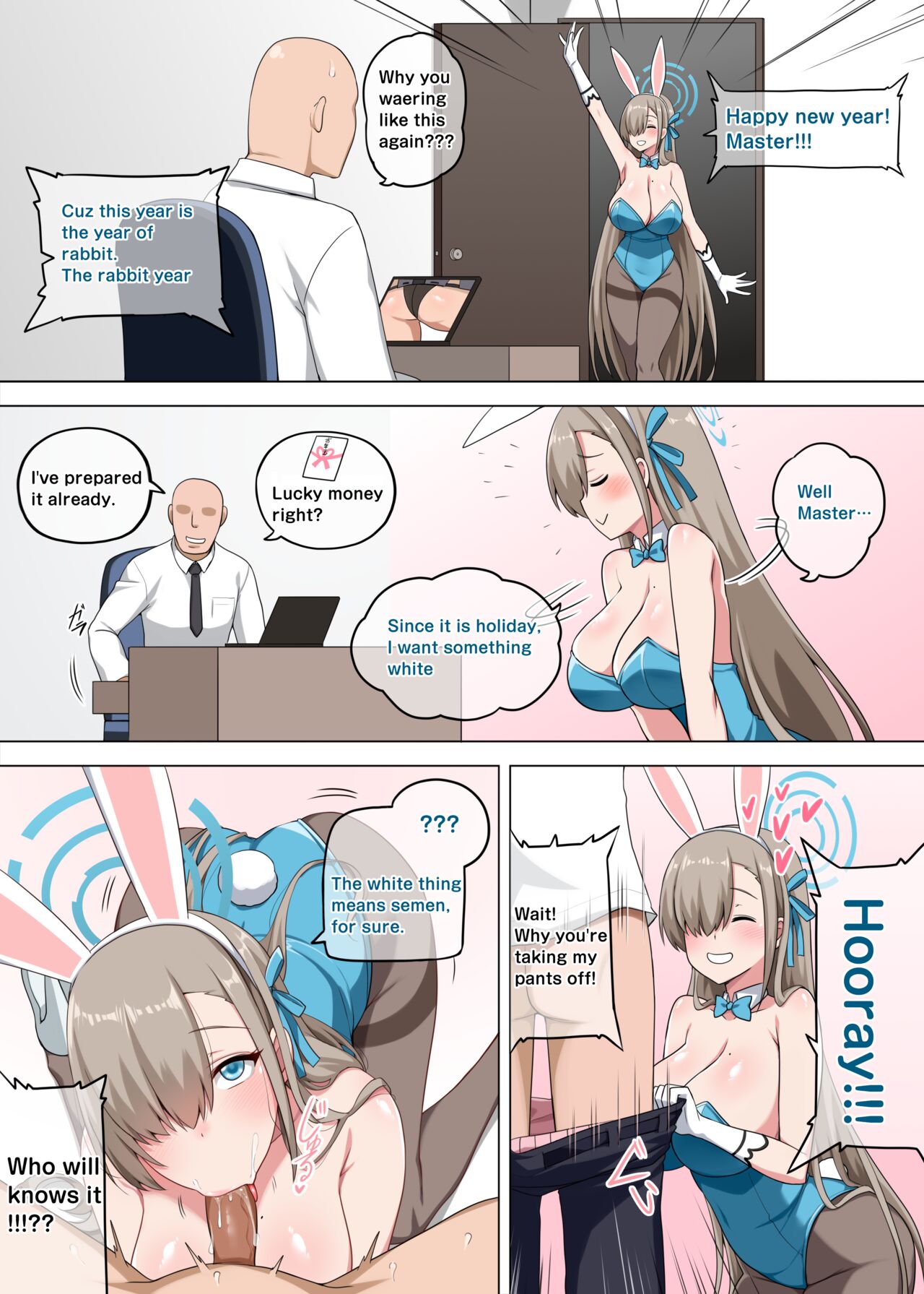 [Darkmaya] Asuna Bunny Girl (Blue Archive) [English] [Decensored] 图片编号 1