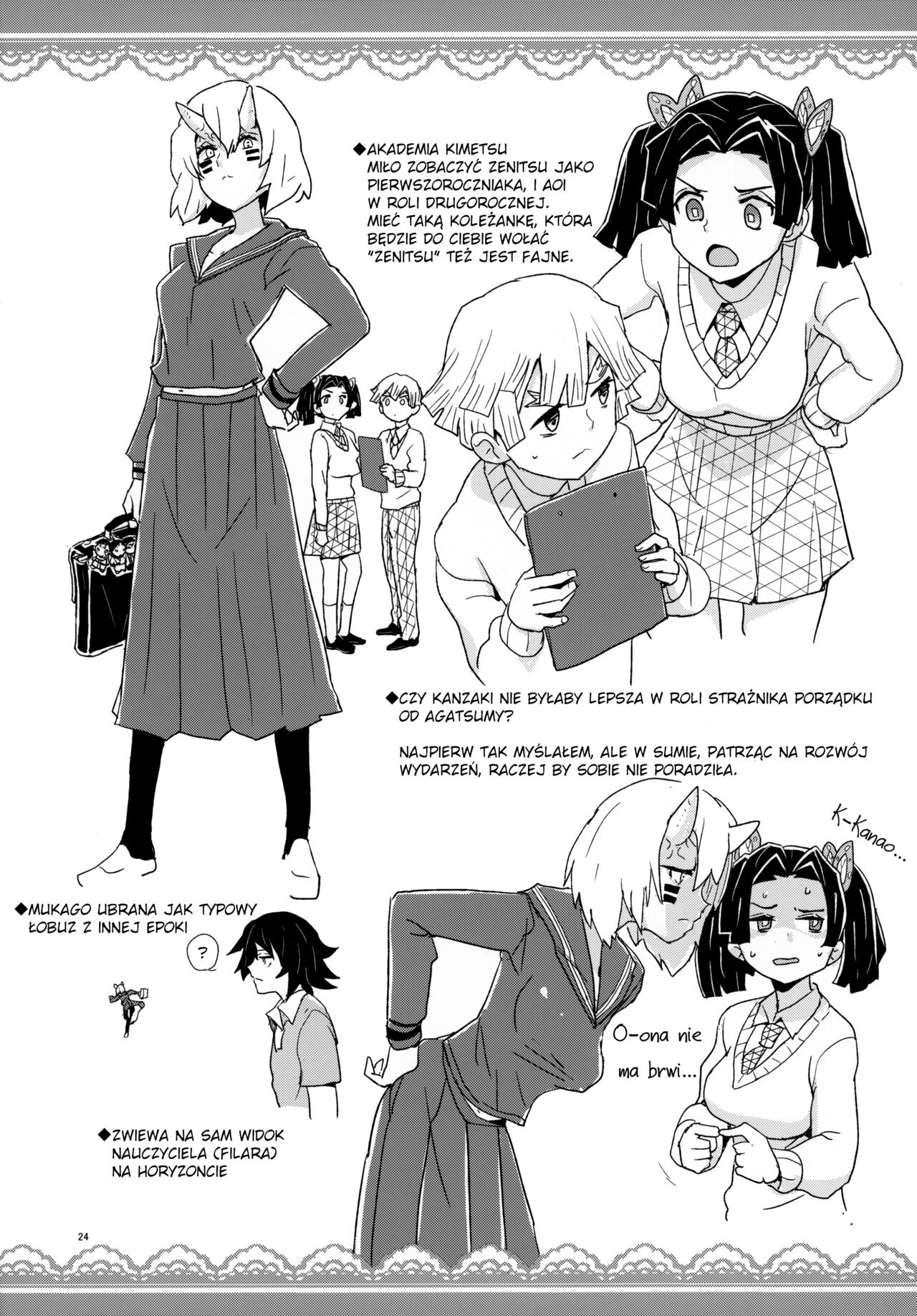 (C97) [Zenra Restaurant (Heriyama)] Kanzaki Aoi-chan Arigatou Itsumo Atatakai Kango o Shite Kurete... (Kimetsu no Yaiba) [Polish] 이미지 번호 23