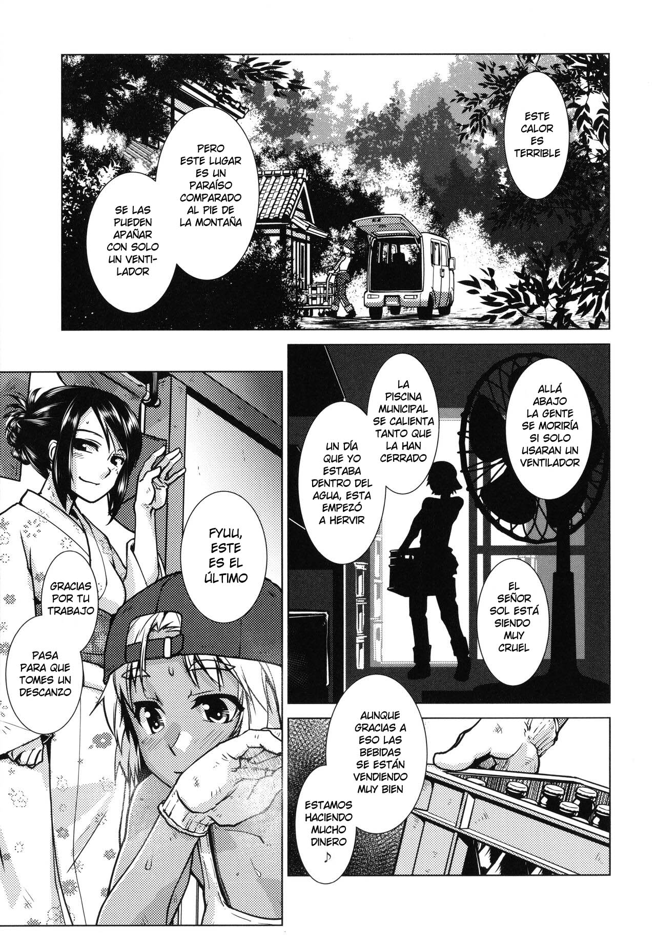 [Kamotama] Futanari Okami no Namahame Hanjouki Ch.4 [Spanish] [Decensored][Harenchi no Fansub] image number 3