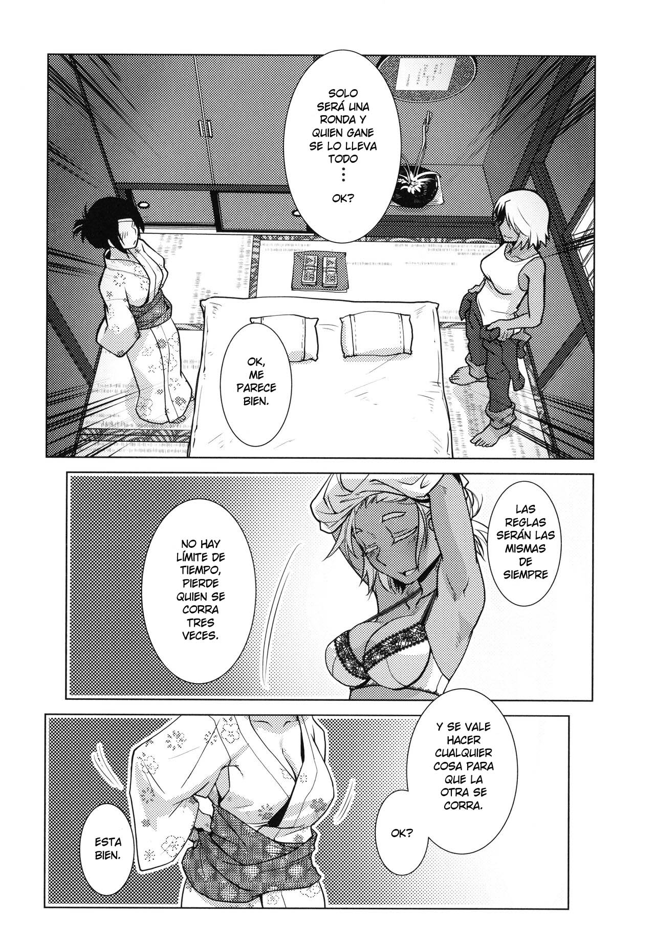 [Kamotama] Futanari Okami no Namahame Hanjouki Ch.4 [Spanish] [Decensored][Harenchi no Fansub] image number 6