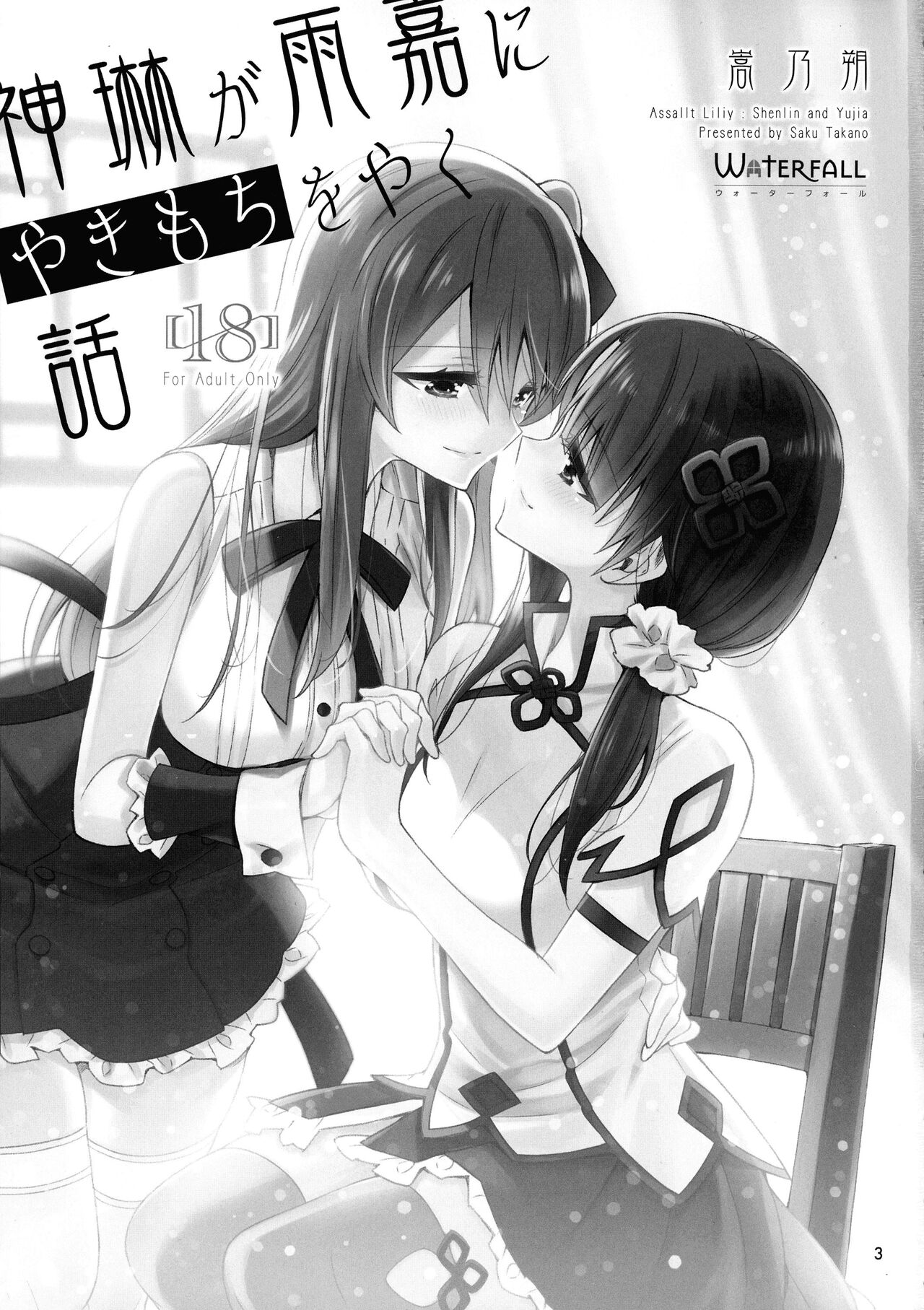 (C101) [Waterfall (Takano Saku)] Shenlin ga Yujia ni Yakimochi o Yaku Hanashi|神琳吃雨嘉醋的二三事 (Assault Lily) image number 3
