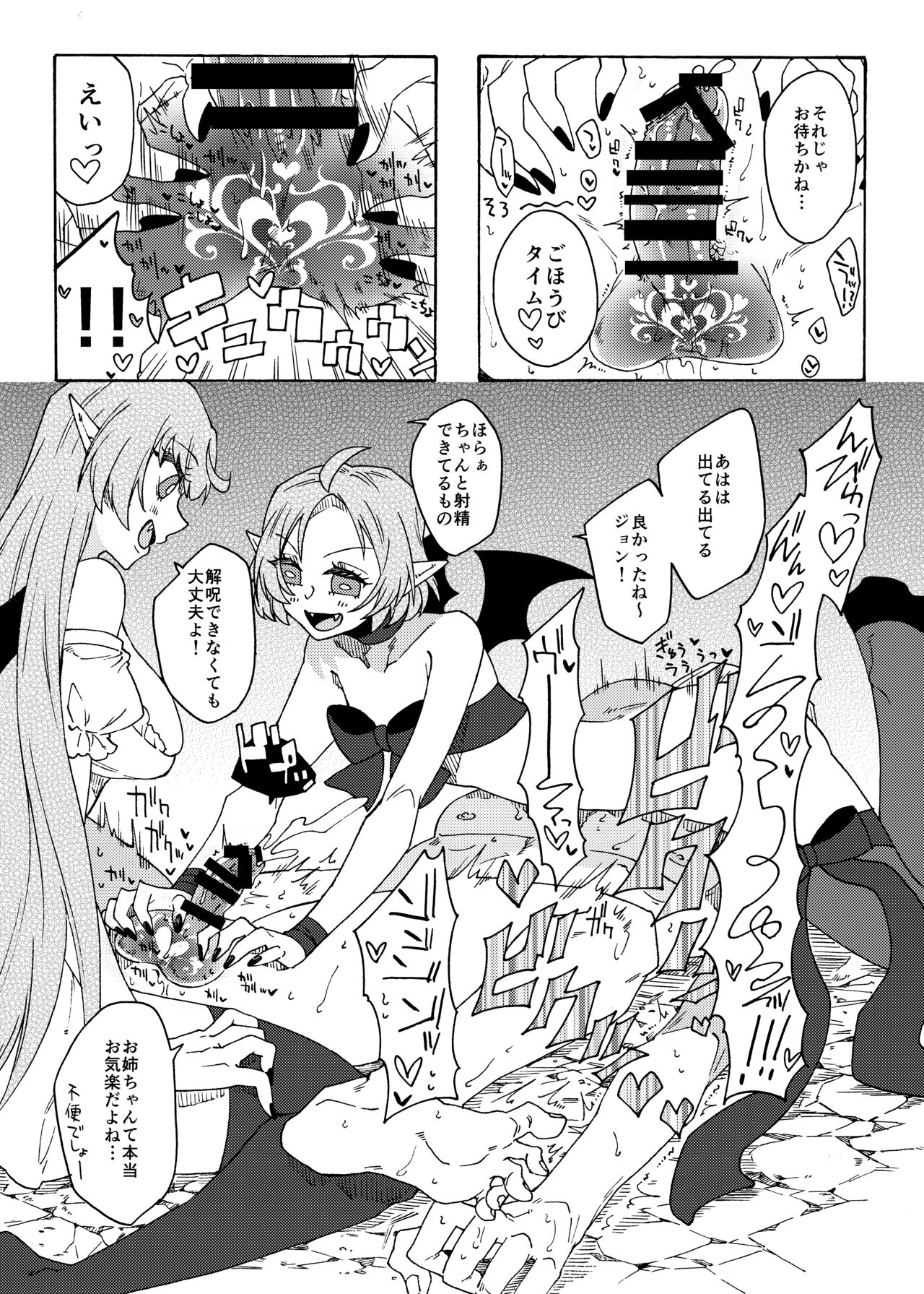 The story of the strongest hero who becomes a semen tank for the futa succubus sisters! 图片编号 25