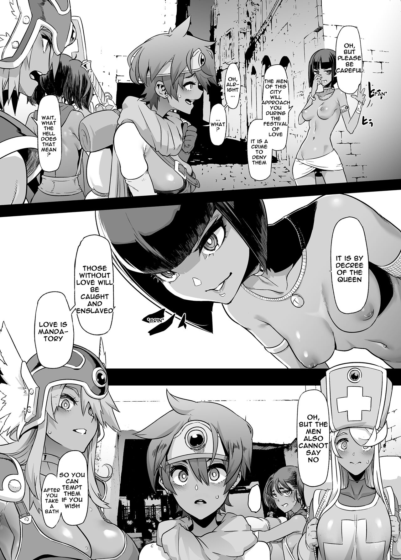 [DA HOOTCH (ShindoL)] Onna Yuusha no Tabi 5 Yoru no Machi no Onna Boukensha (Dragon Quest III) [English] numero di immagine  6