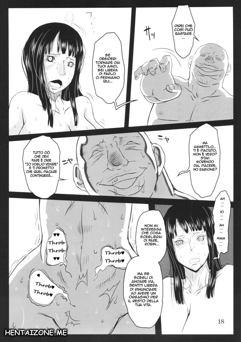(C78) [8graphica (Yoshitama Ichirou)] Metabolism-OP Kyonyuu Kyoshiri Shoufu Nico Robin no Keshi Taikako| Nico Robin Vuole Venire (One Piece) [Italian] 图片编号 17