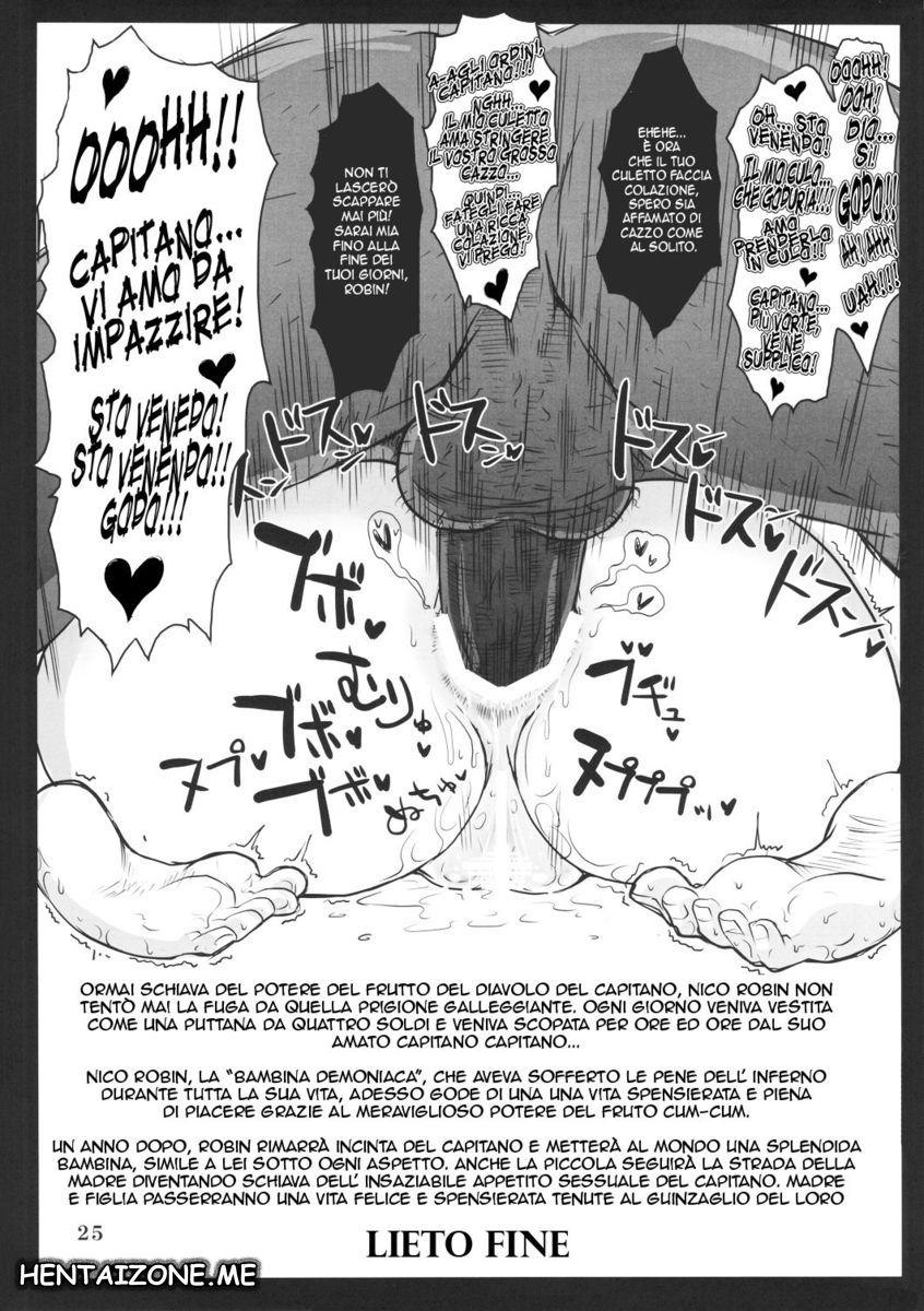 (C78) [8graphica (Yoshitama Ichirou)] Metabolism-OP Kyonyuu Kyoshiri Shoufu Nico Robin no Keshi Taikako| Nico Robin Vuole Venire (One Piece) [Italian] 图片编号 24