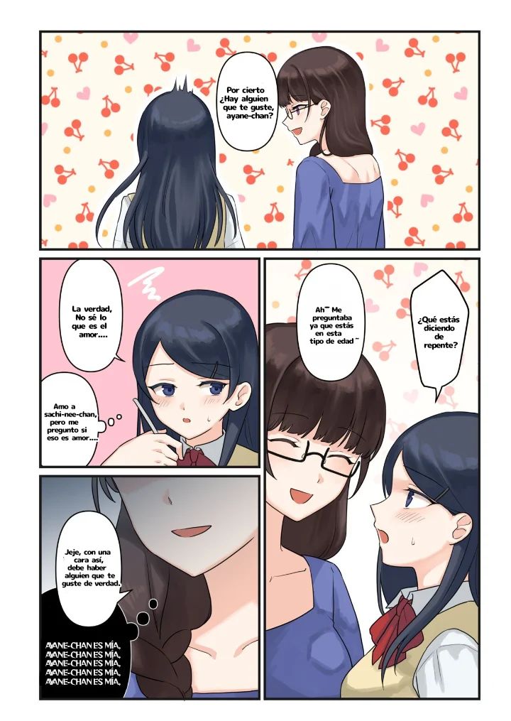 [Bird Forest (Fukuroumori)] 1RT de Nakawarui Nonke Joshi-tachi ga 1-byou Kiss suru Series (4) - Ayane no Kako. [Spanish] [Sukiumi] 이미지 번호 6