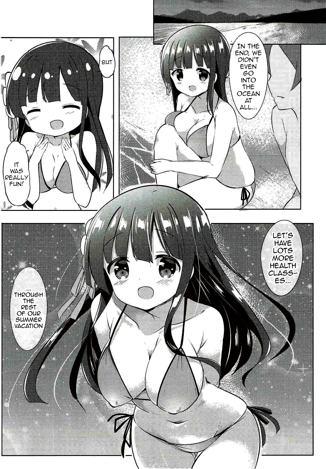 [0000 (Akito.)] Chiya-chan to Hoken Taiiku ~Umi Hen~ | PE With Chiya-chan -Beach Arc- (Gochuumon wa Usagi desu ka?) [English] {Doujins.com} [Digital] 图片编号 19