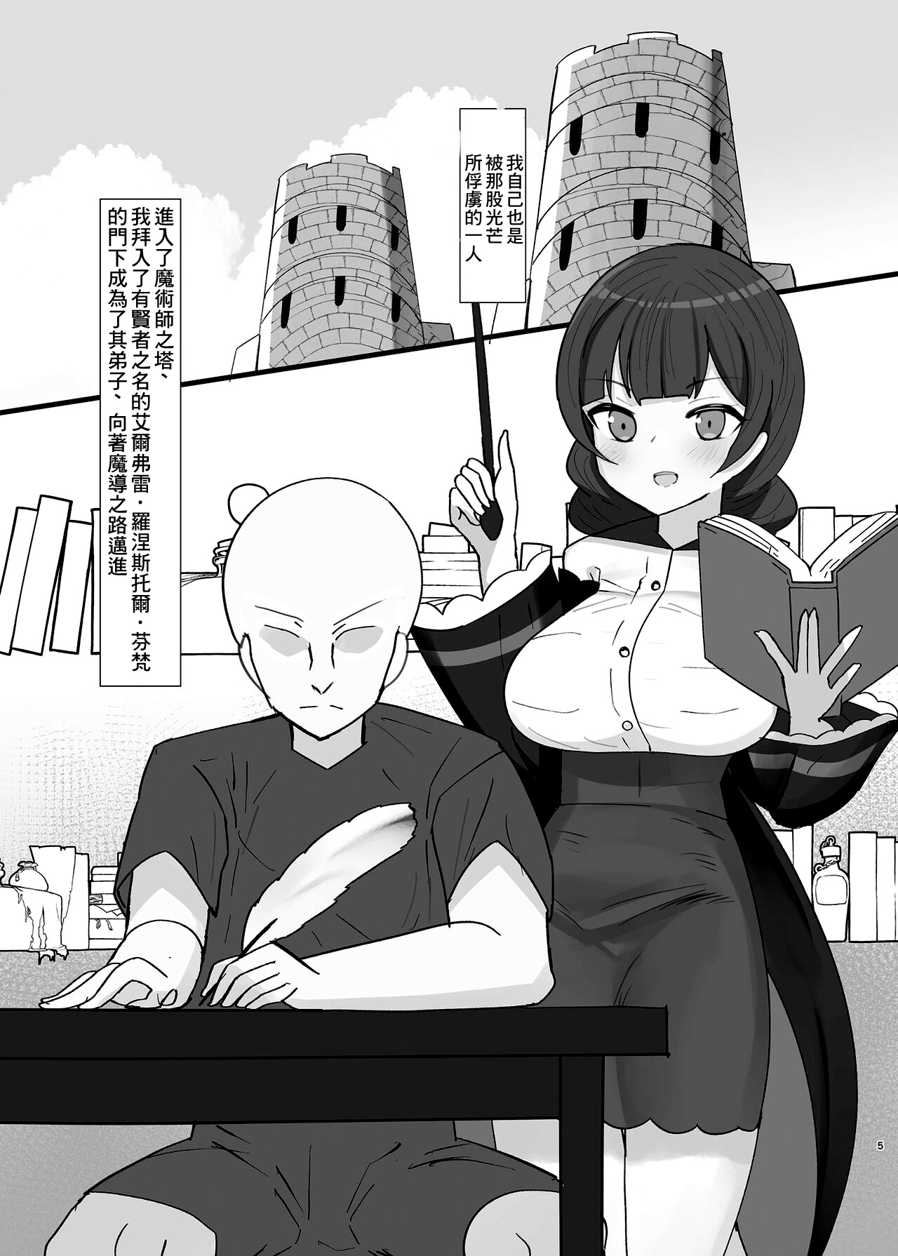 [Fuwafuwa Raidou] Suiminchuu no Shishou ni Ecchi na Itazura shimakuru Hon [Chinese] [Digital] 图片编号 5