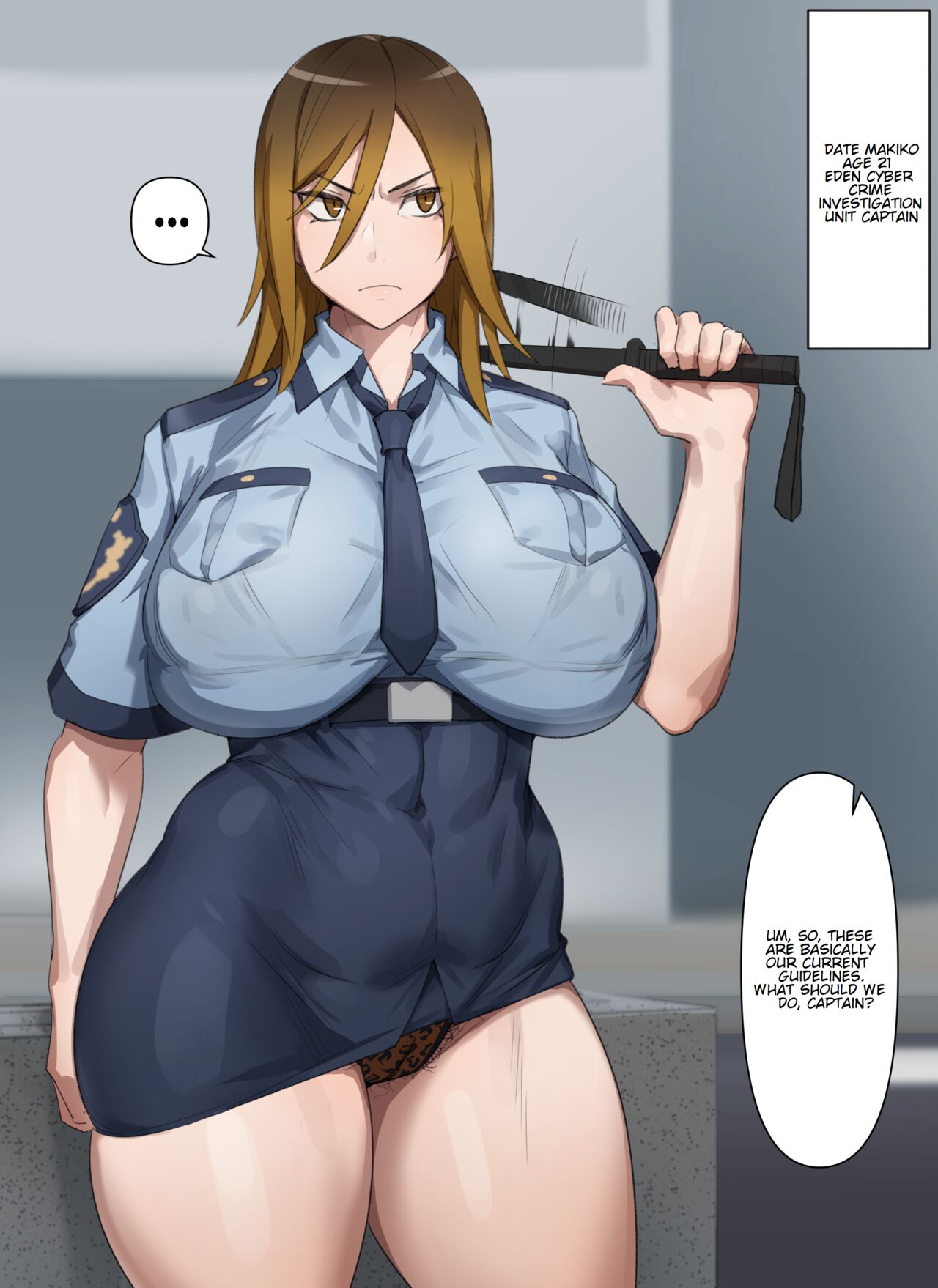 [Kunaboto] Gal Keisatsukan Makiko | Gal Police Officer Makiko (Digimon Story Cyber Sleuth) [English] 画像番号 2