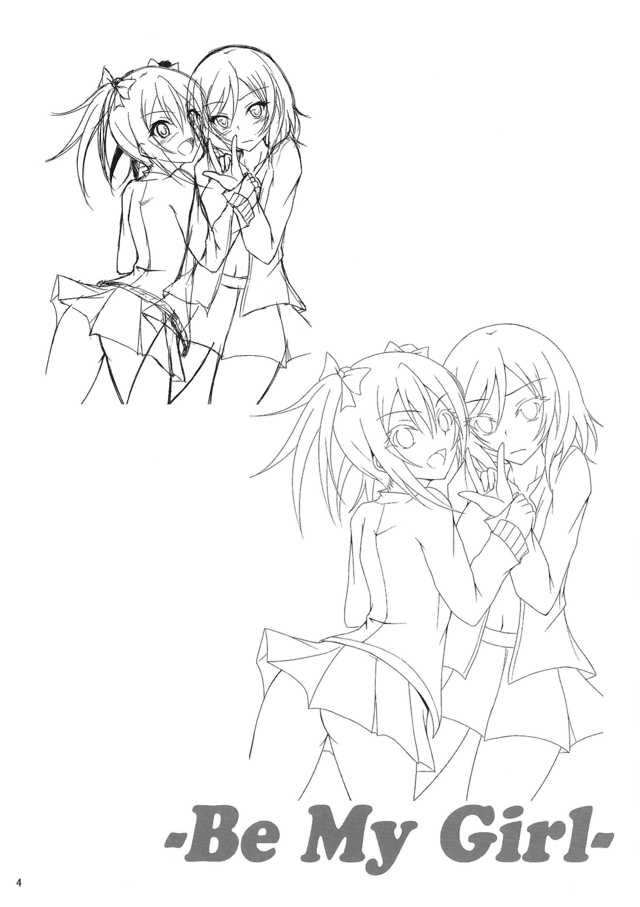 (C87) [Hinareya (Onsen Panda)] Be My Girl (Love Live!) numero di immagine  5