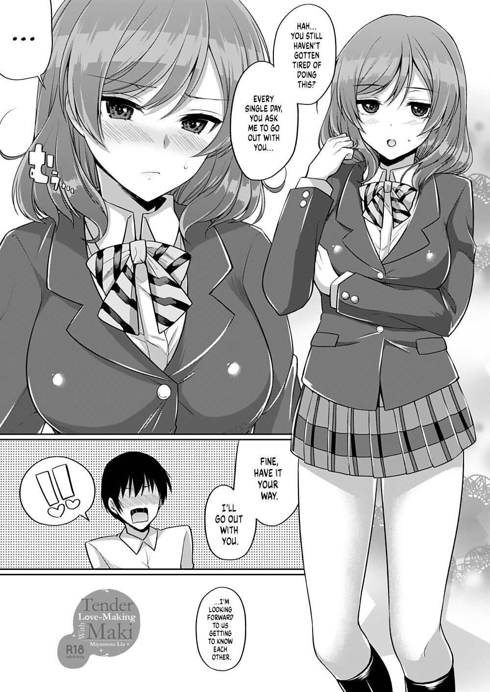 [liz project (Miyamoto Liz)] Maki to Icha Love Ecchi | Tender Love-Making With Maki (Love Live!) [English] [head empty] [Digital] Bildnummer 2