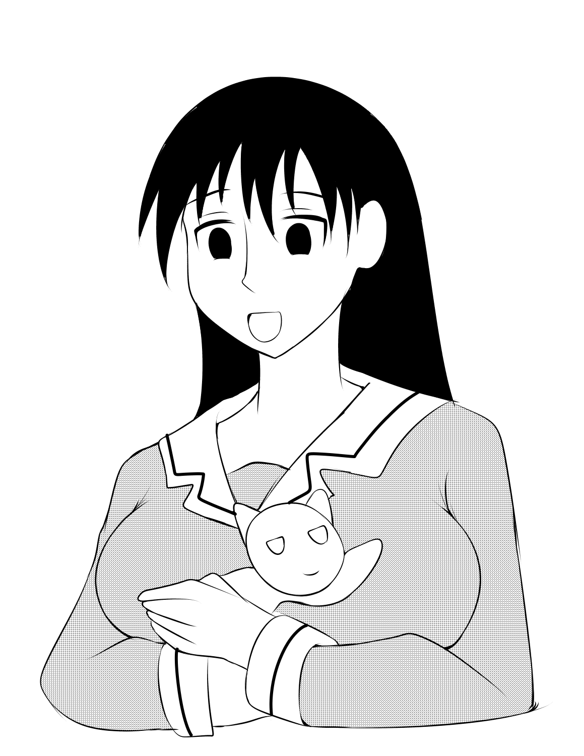 (C64) Azumanga NTR Ngentot, Sakaki's dirty secret (Azumanga Daioh) image number 20