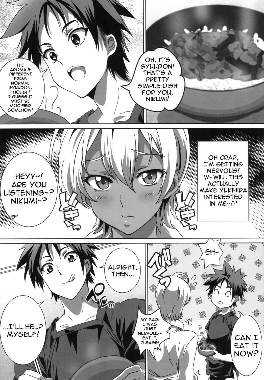[Commanding Eagle (Washizuka Sho)] Meshimase! Nikumi-chan! | Dig in! Nikumi-chan! (Shokugeki no Soma) [English] {Doujins.com} [Digital] 图片编号 9