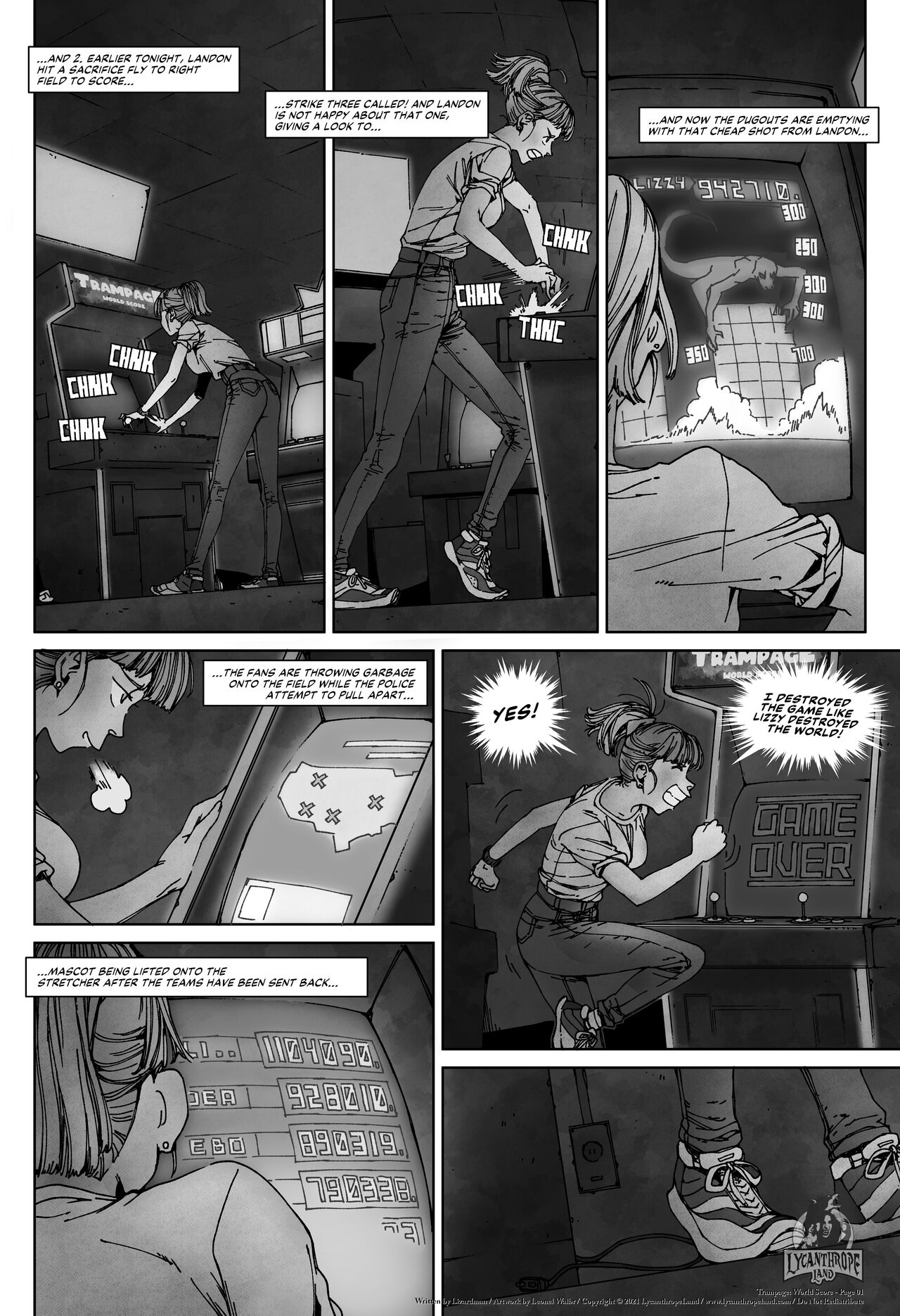 Trampage: World Score - BW image number 1