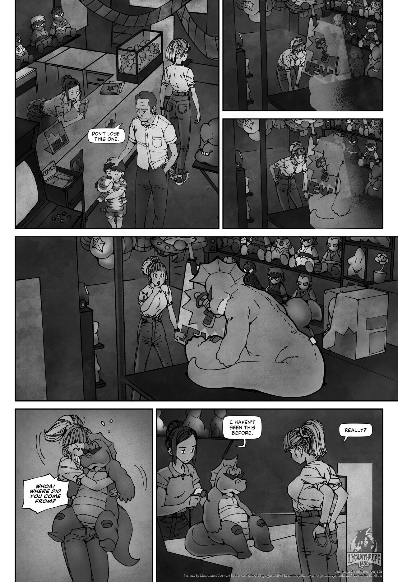 Trampage: World Score - BW image number 2