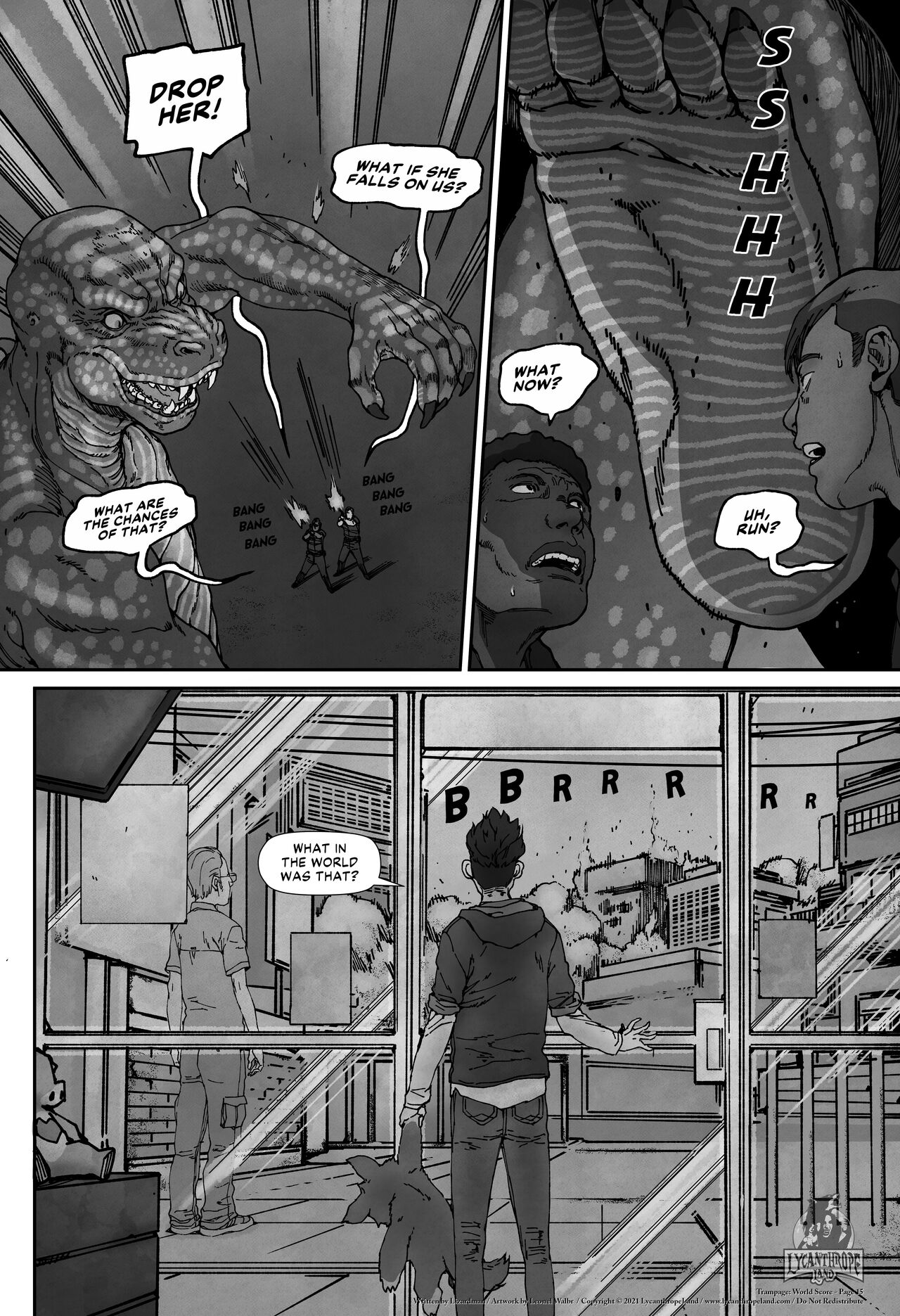 Trampage: World Score - BW image number 15