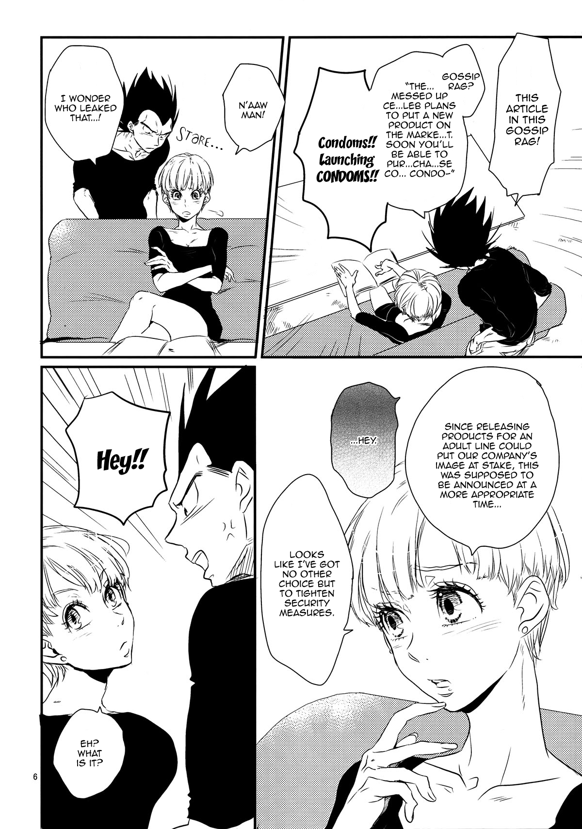 (C87) [Hatarakimasen.. (Oniyuri)] GOSSIPS (Dragon Ball Z) [English] numero di immagine  5