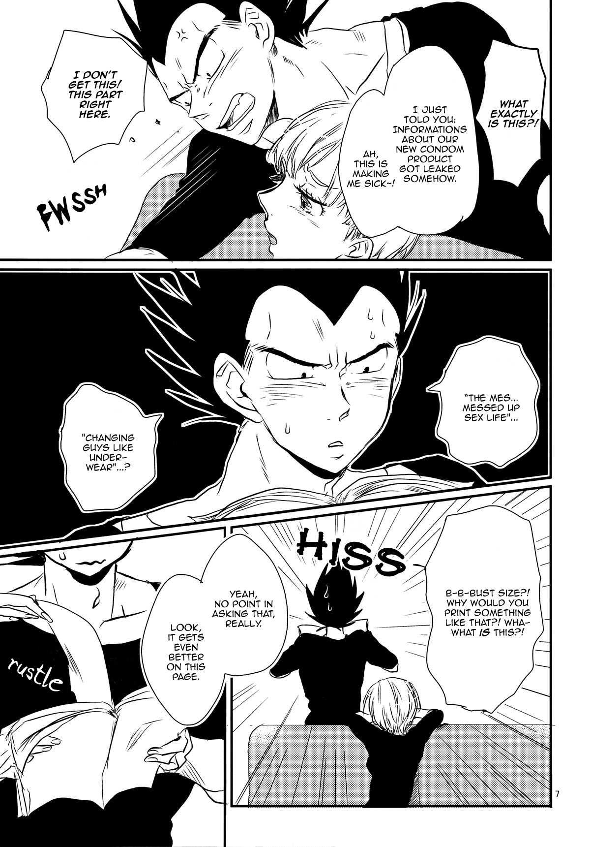 (C87) [Hatarakimasen.. (Oniyuri)] GOSSIPS (Dragon Ball Z) [English] numero di immagine  6