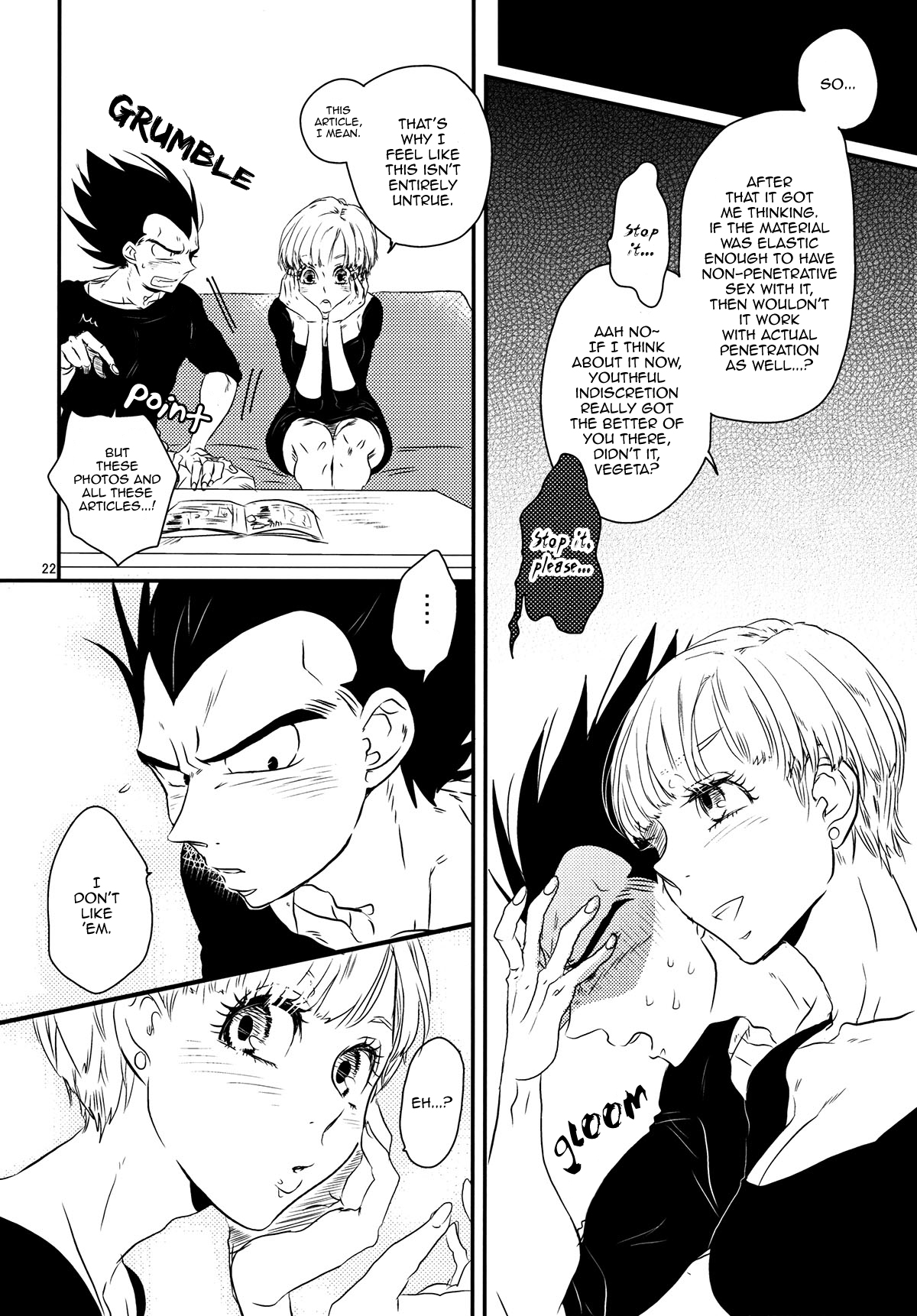 (C87) [Hatarakimasen.. (Oniyuri)] GOSSIPS (Dragon Ball Z) [English] numero di immagine  21