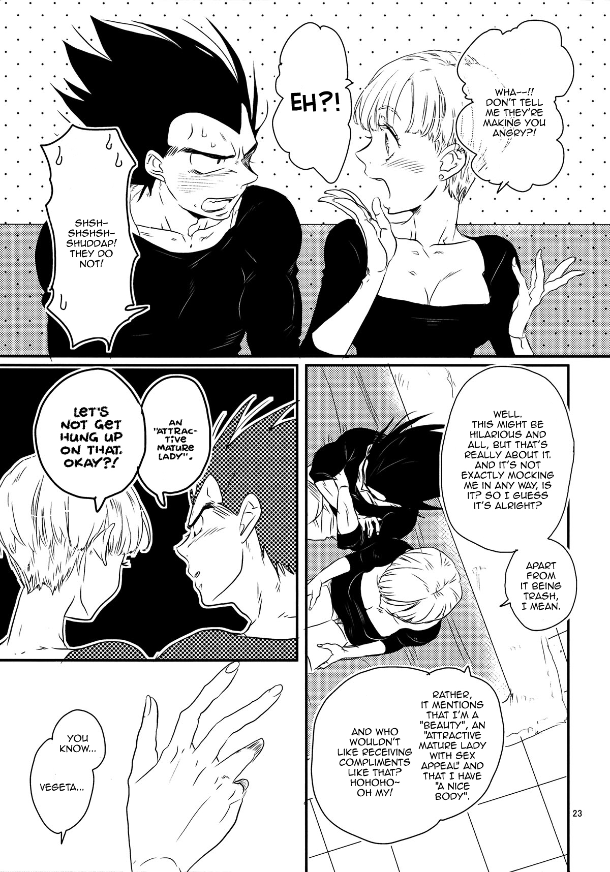 (C87) [Hatarakimasen.. (Oniyuri)] GOSSIPS (Dragon Ball Z) [English] numero di immagine  22