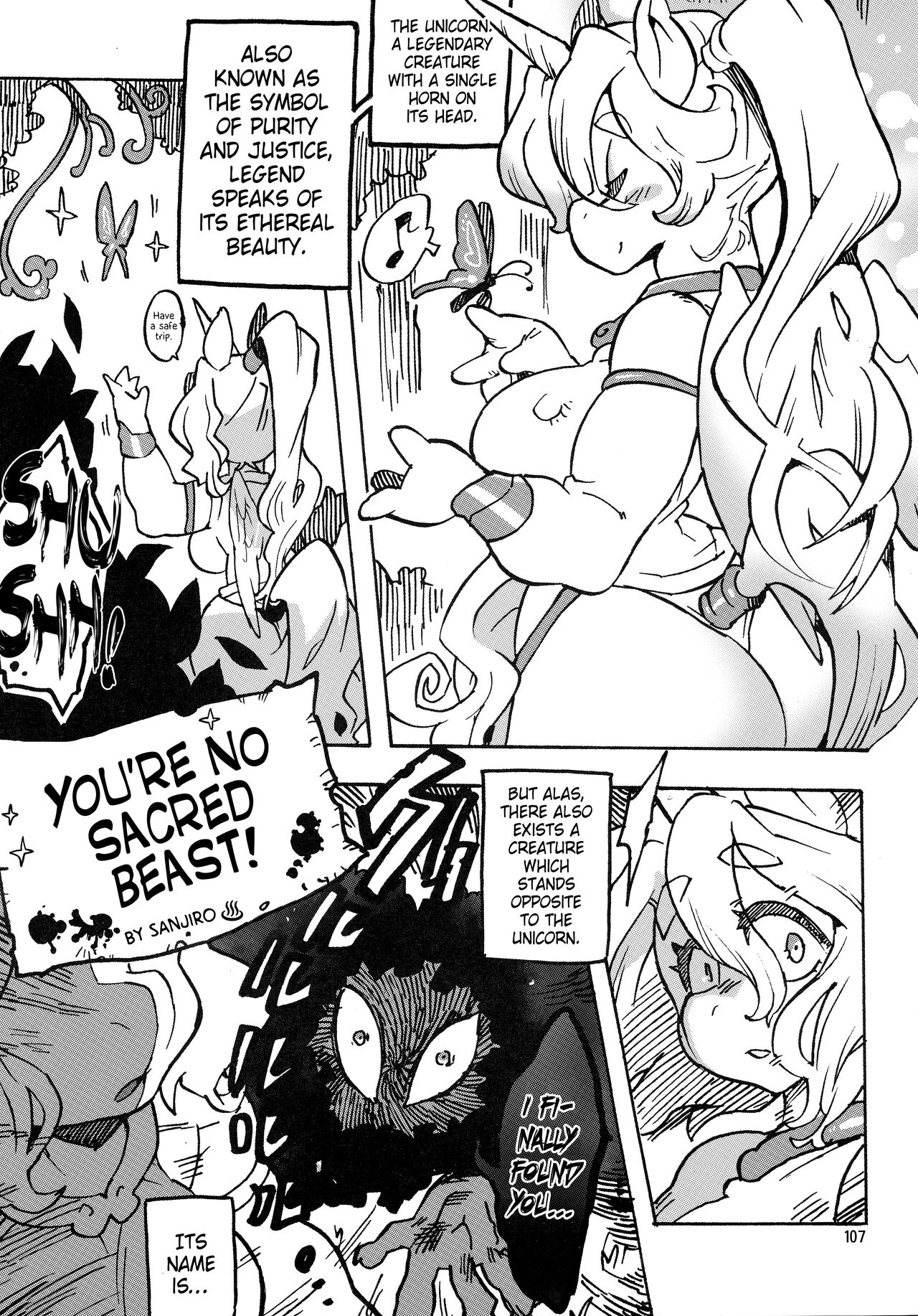 (Kemoket 11) [Mayoineko (Sanjiro)] You're no sacred beast! (Seijuu nanka janai!) [English] [Kinsei Translations] image number 1