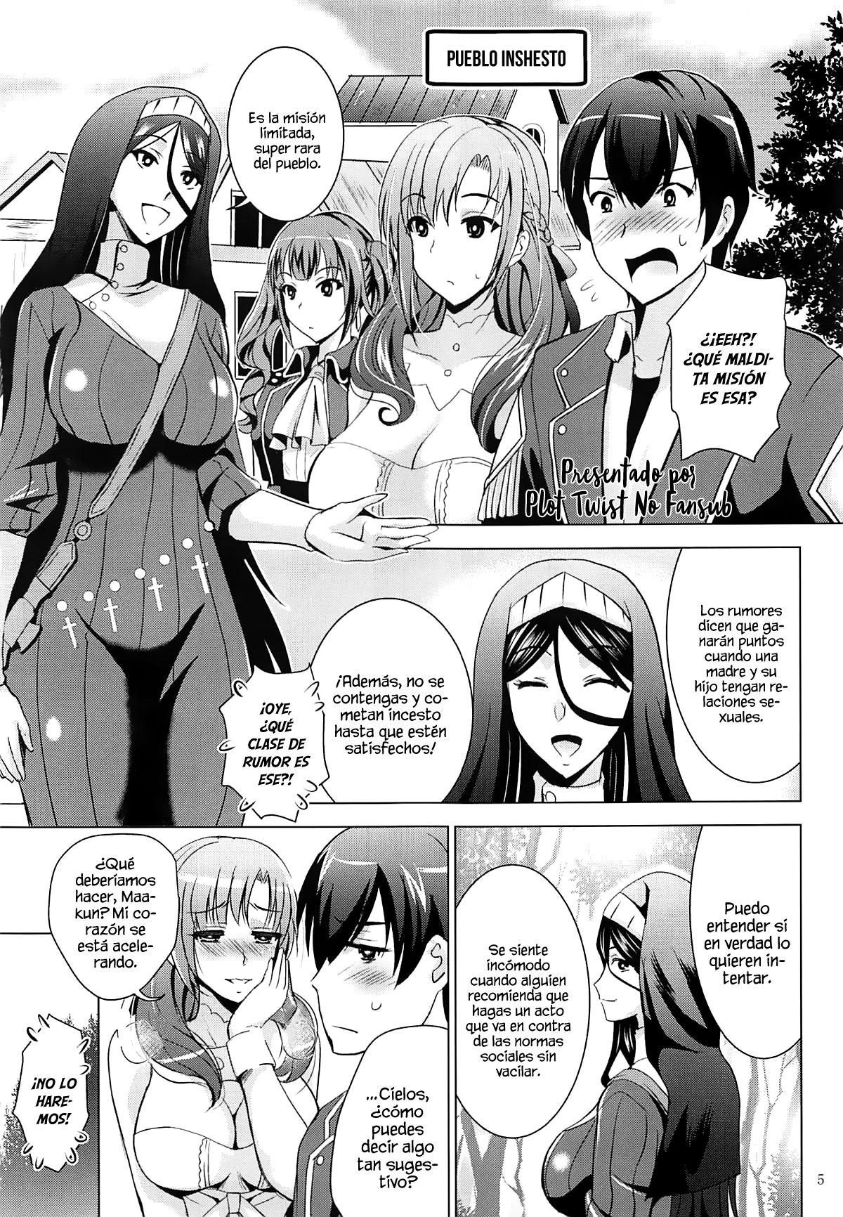 (C96) [Studio BIG-X (Arino Hiroshi)] MOUSOU THEATER 61 (Tsujou Kougeki ga Zentai Kougeki de 2-kai Kougeki no Okaasan wa Suki desu ka?) [Spanish] [Plot Twist No Fansub] image number 4