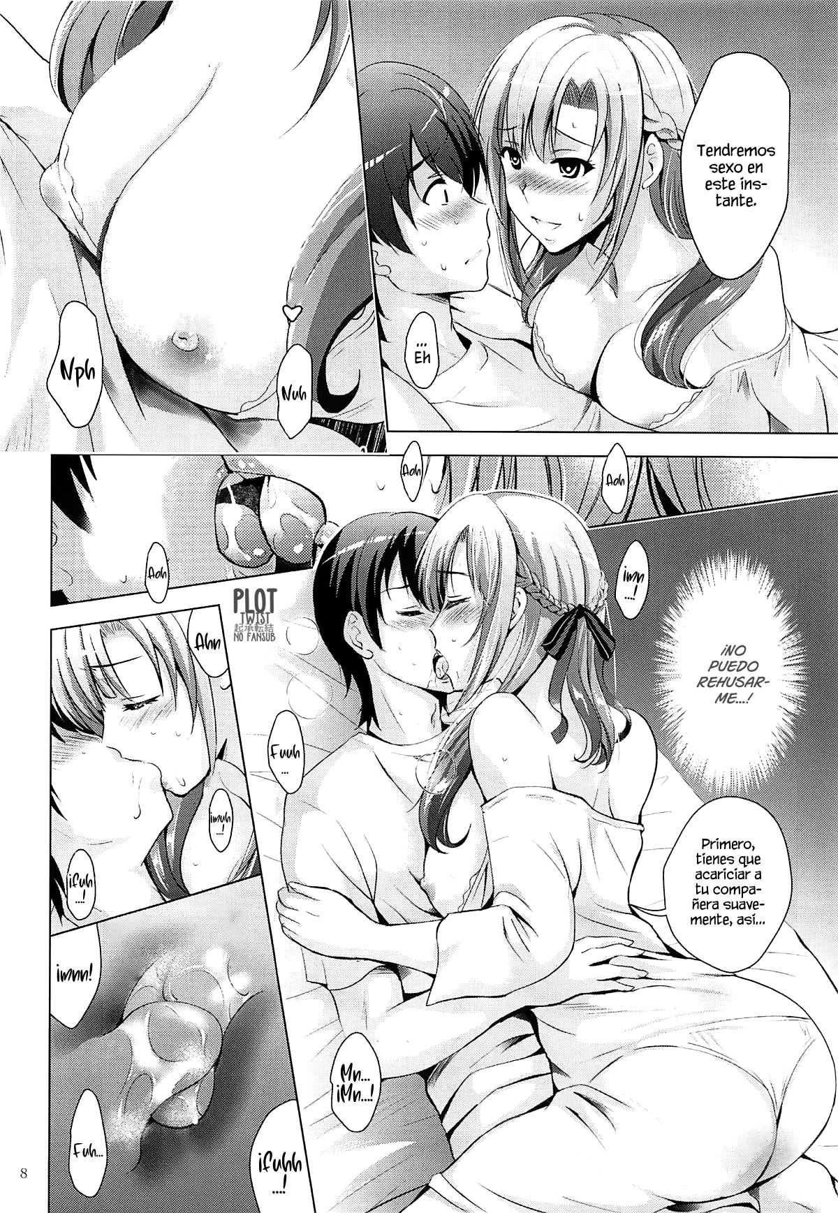 (C96) [Studio BIG-X (Arino Hiroshi)] MOUSOU THEATER 61 (Tsujou Kougeki ga Zentai Kougeki de 2-kai Kougeki no Okaasan wa Suki desu ka?) [Spanish] [Plot Twist No Fansub] image number 7