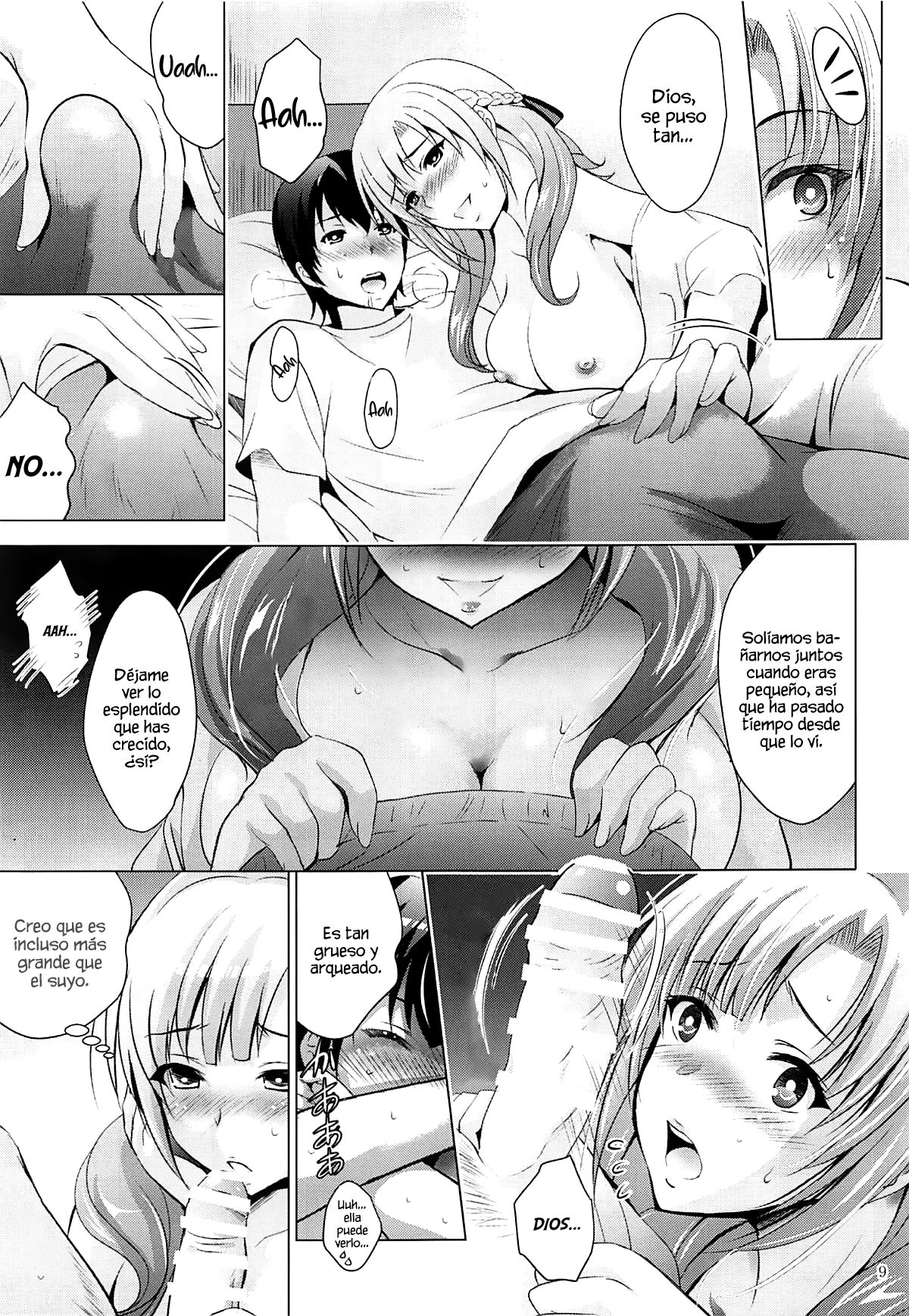 (C96) [Studio BIG-X (Arino Hiroshi)] MOUSOU THEATER 61 (Tsujou Kougeki ga Zentai Kougeki de 2-kai Kougeki no Okaasan wa Suki desu ka?) [Spanish] [Plot Twist No Fansub] Bildnummer 8